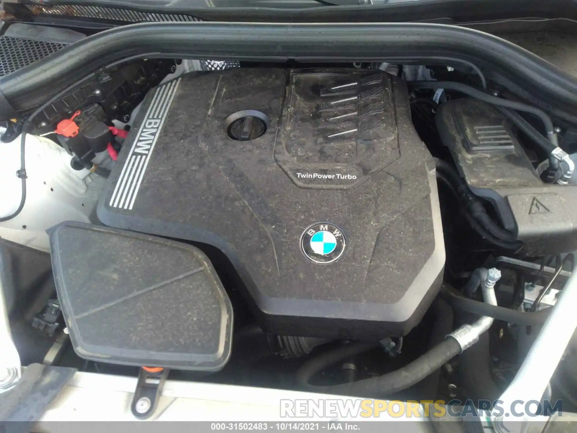 10 Фотография поврежденного автомобиля 5UXTY5C02L9C28887 BMW X3 2020