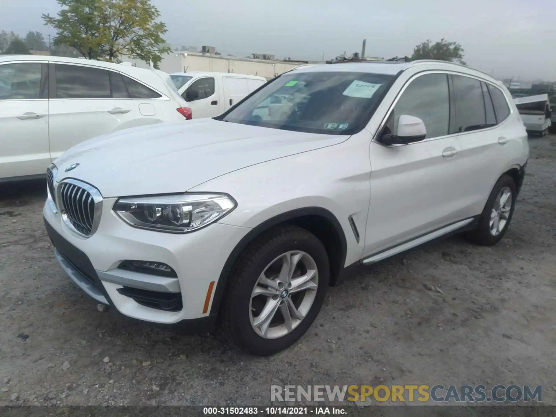 2 Photograph of a damaged car 5UXTY5C02L9C28887 BMW X3 2020