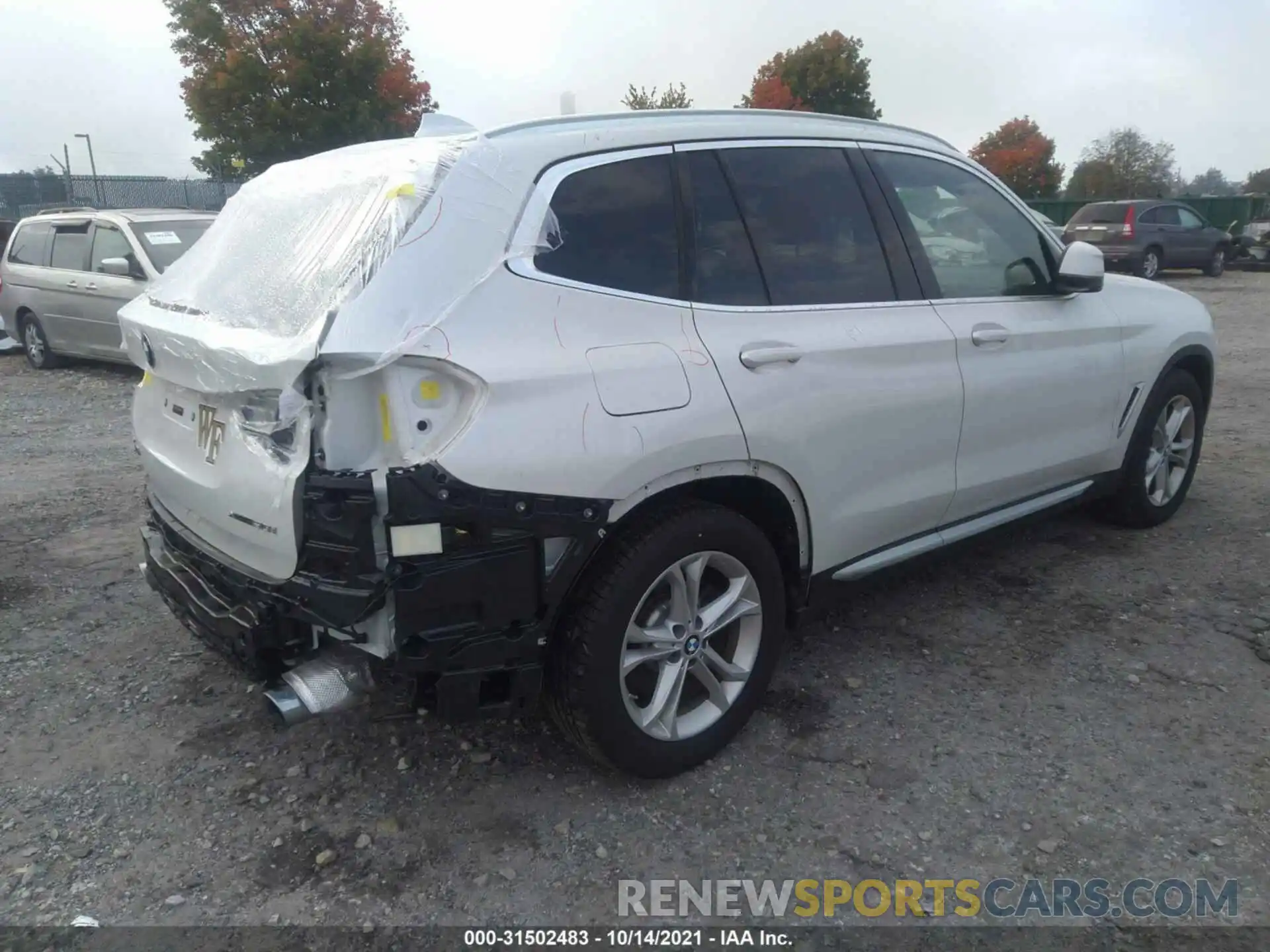 4 Photograph of a damaged car 5UXTY5C02L9C28887 BMW X3 2020