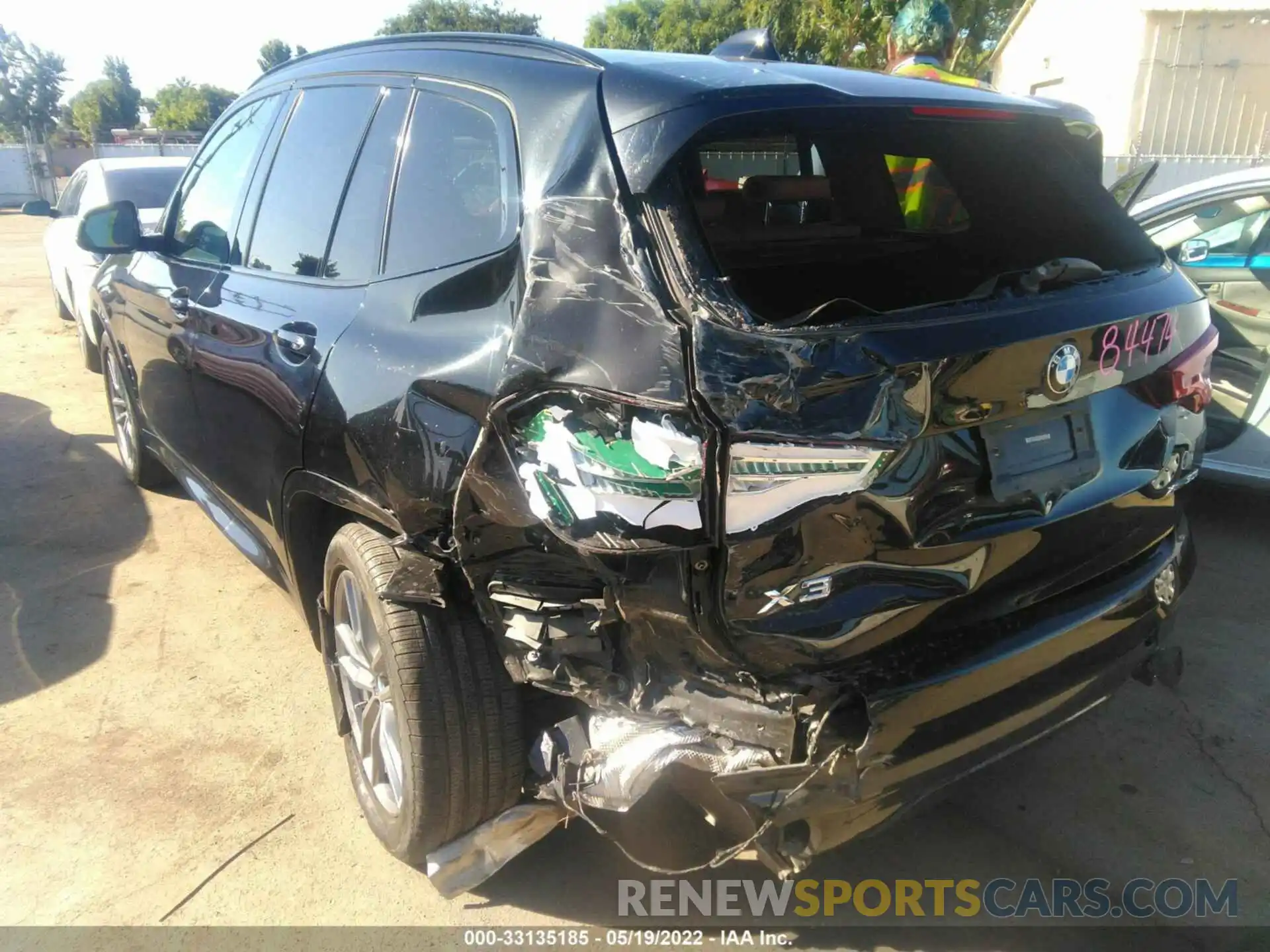 3 Photograph of a damaged car 5UXTY5C02L9C92671 BMW X3 2020