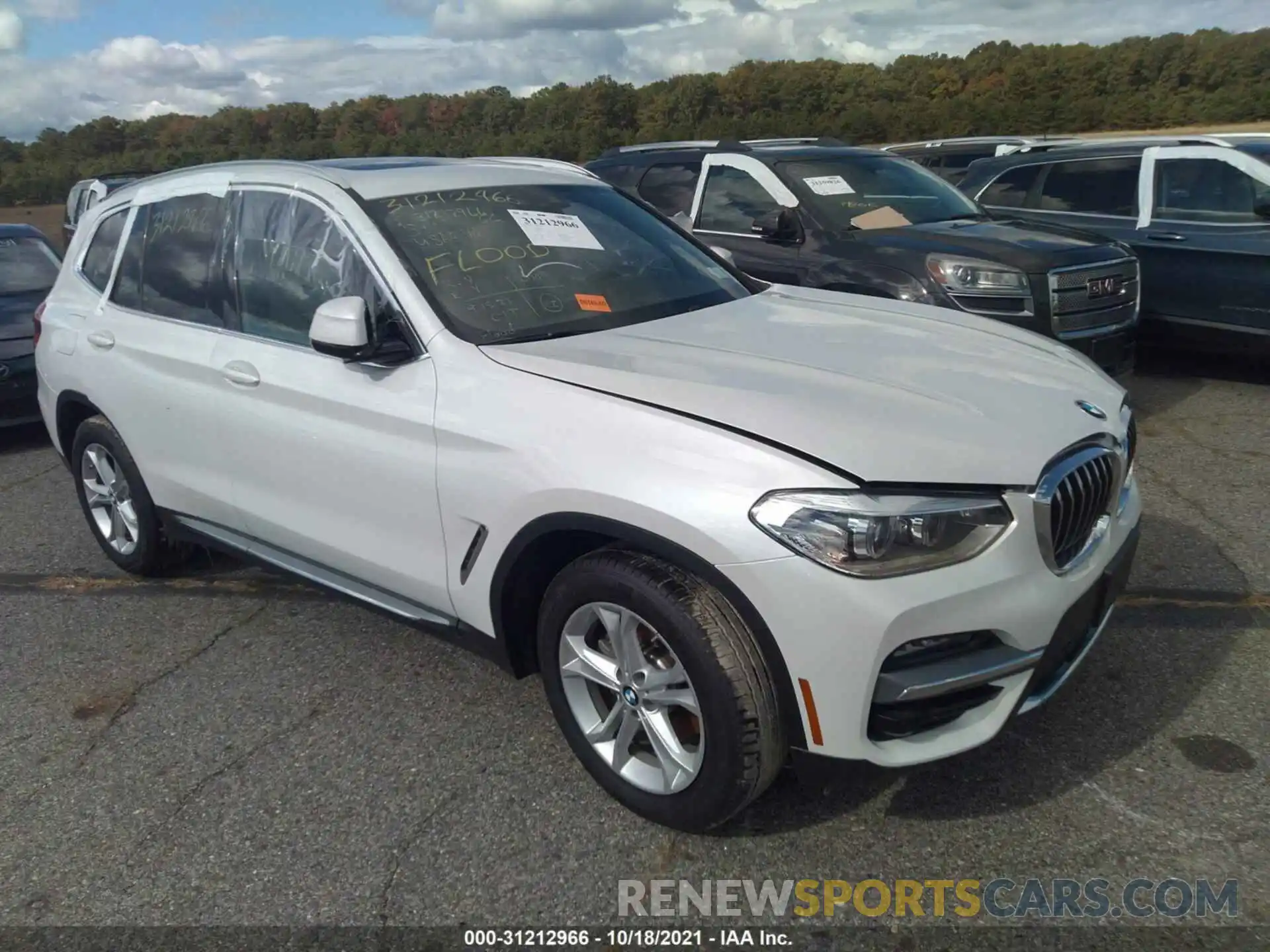 1 Photograph of a damaged car 5UXTY5C02L9C93545 BMW X3 2020