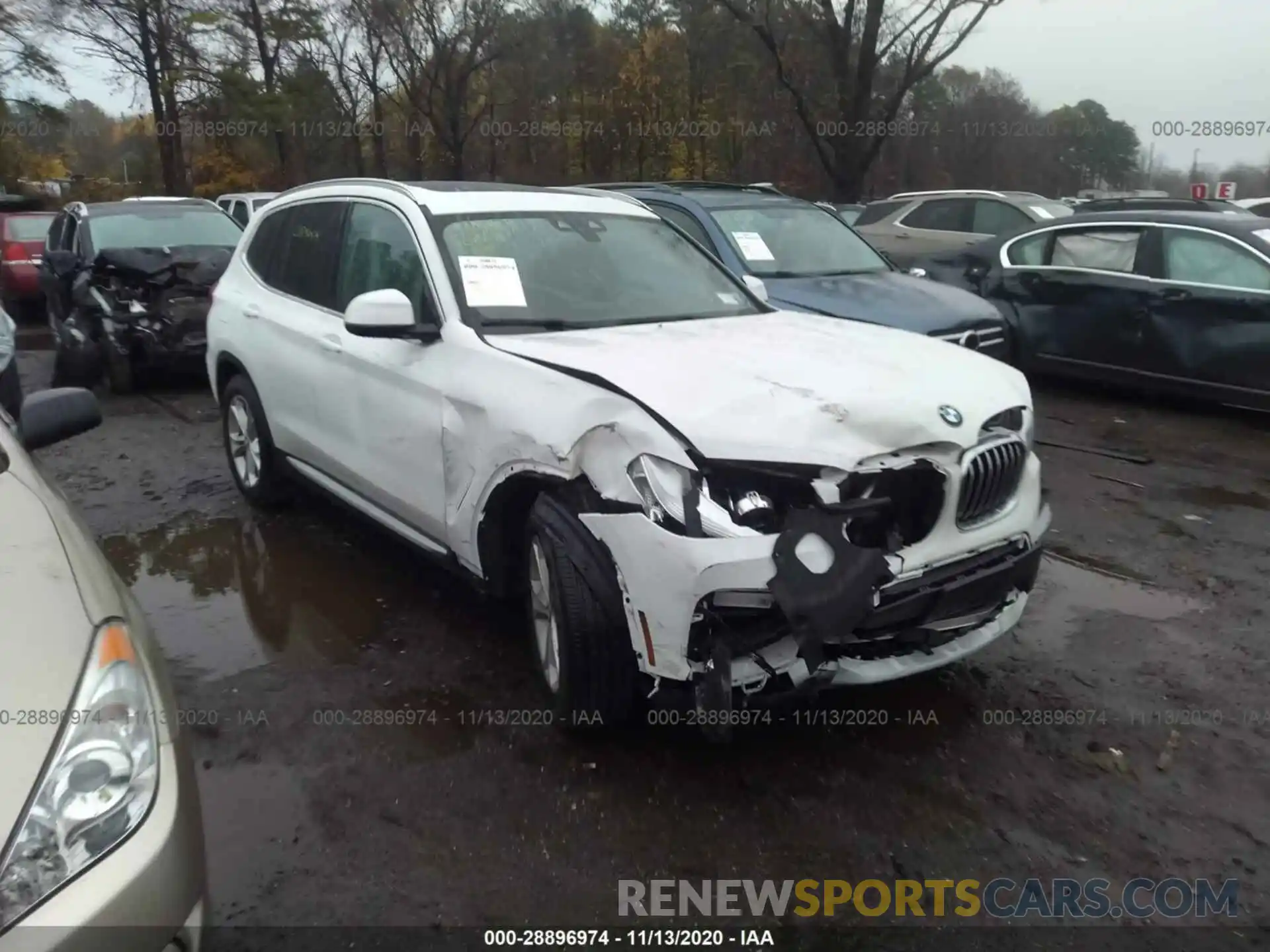 1 Photograph of a damaged car 5UXTY5C02L9D03667 BMW X3 2020