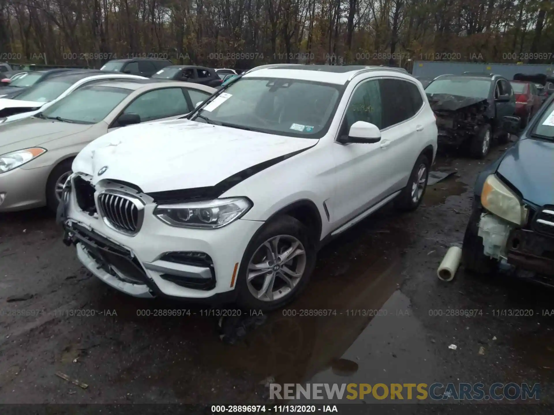 2 Photograph of a damaged car 5UXTY5C02L9D03667 BMW X3 2020