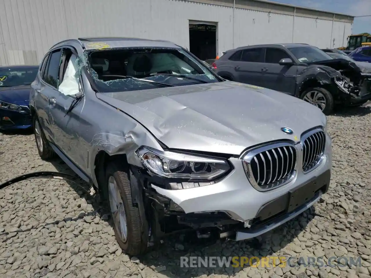 1 Photograph of a damaged car 5UXTY5C02L9D22770 BMW X3 2020