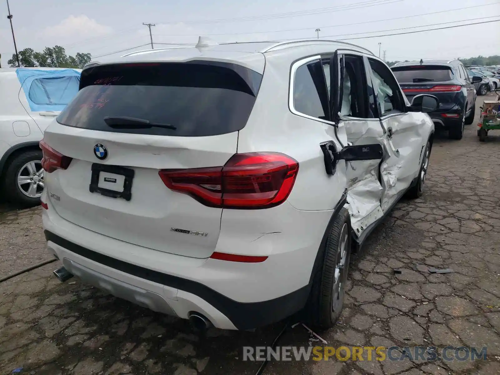 4 Фотография поврежденного автомобиля 5UXTY5C02L9D66574 BMW X3 2020