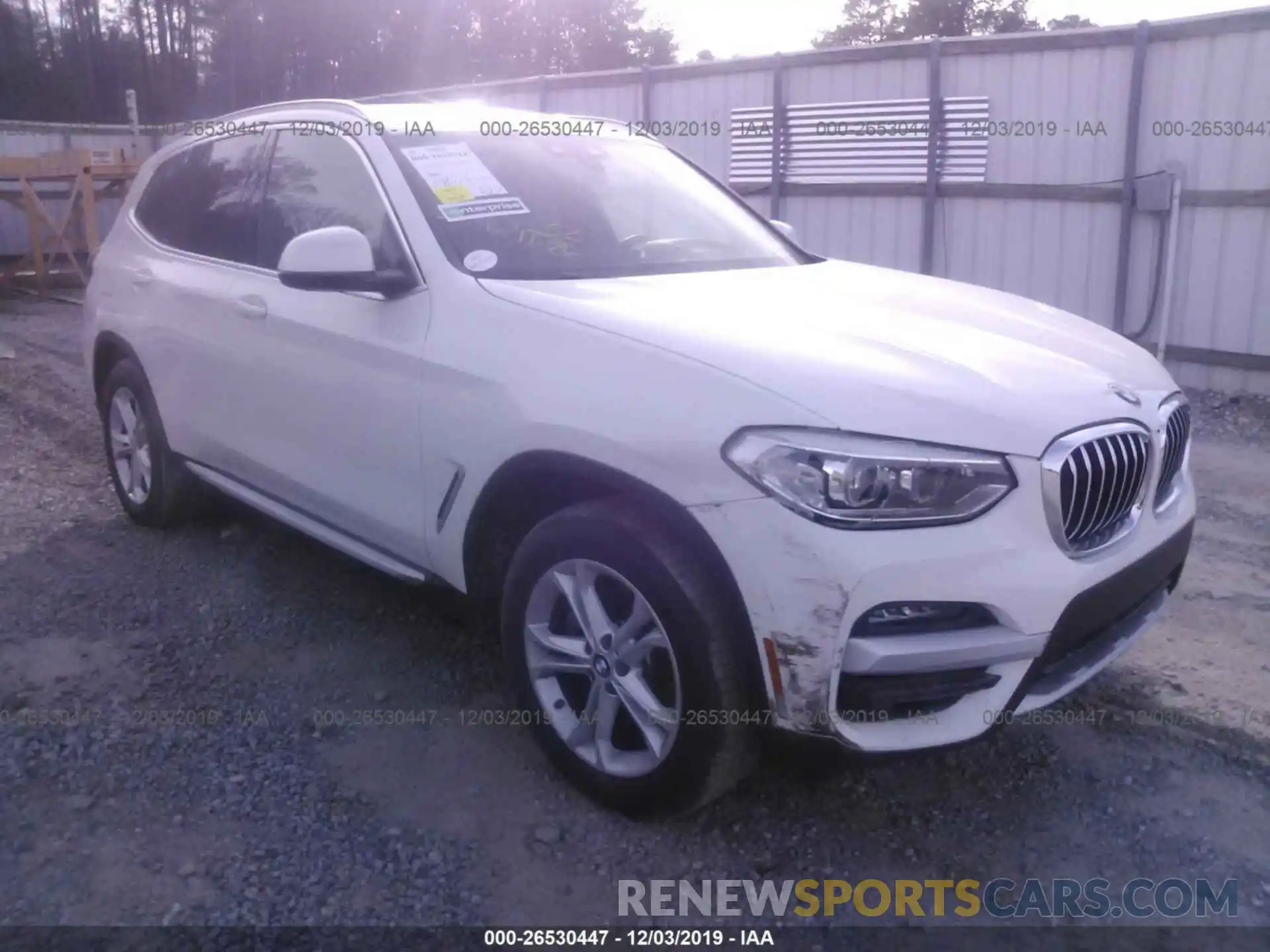 1 Photograph of a damaged car 5UXTY5C02LLT31856 BMW X3 2020