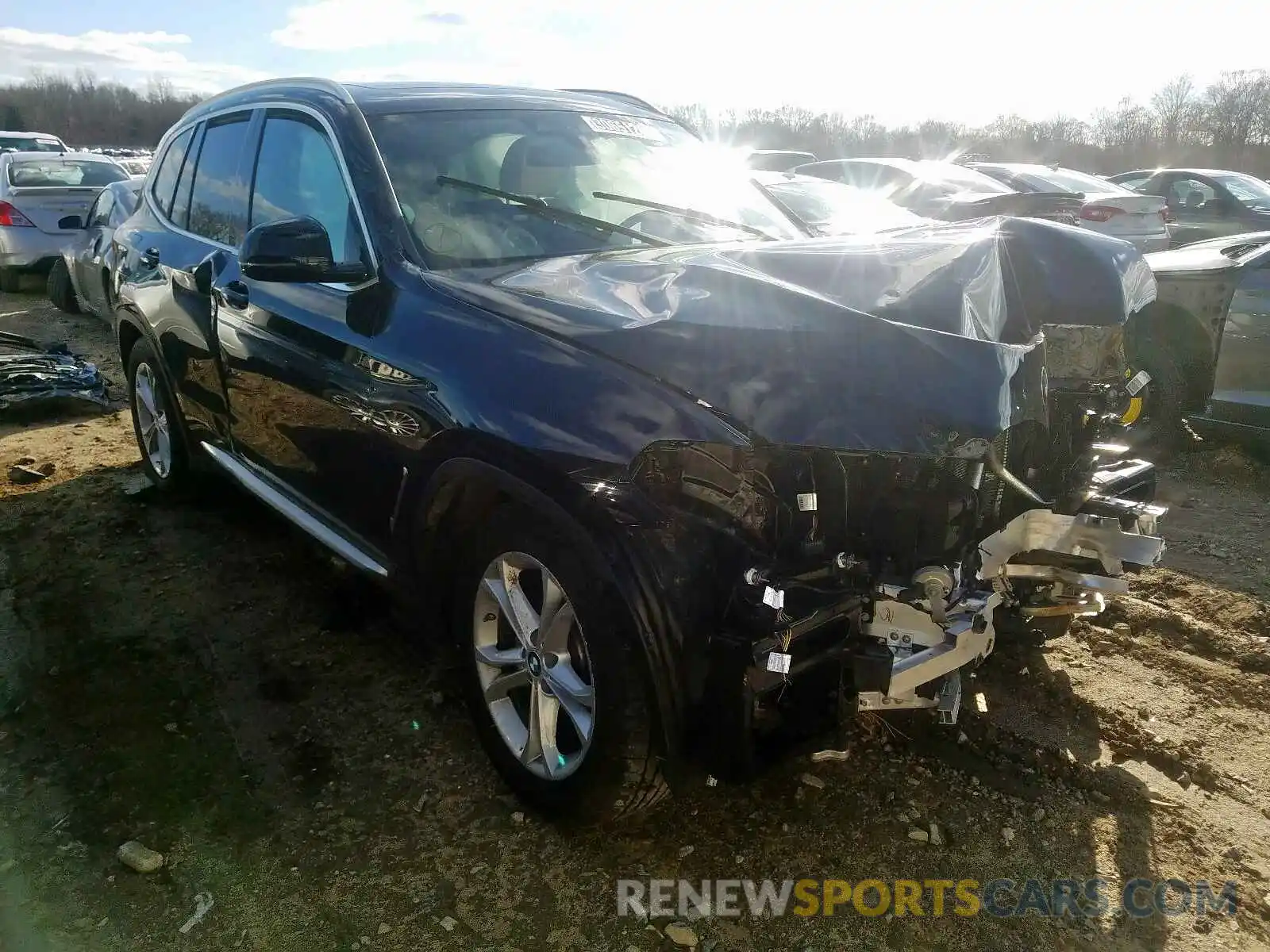 1 Photograph of a damaged car 5UXTY5C02LLT31971 BMW X3 2020