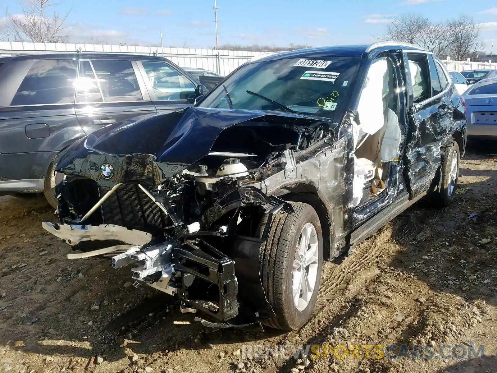 2 Photograph of a damaged car 5UXTY5C02LLT31971 BMW X3 2020