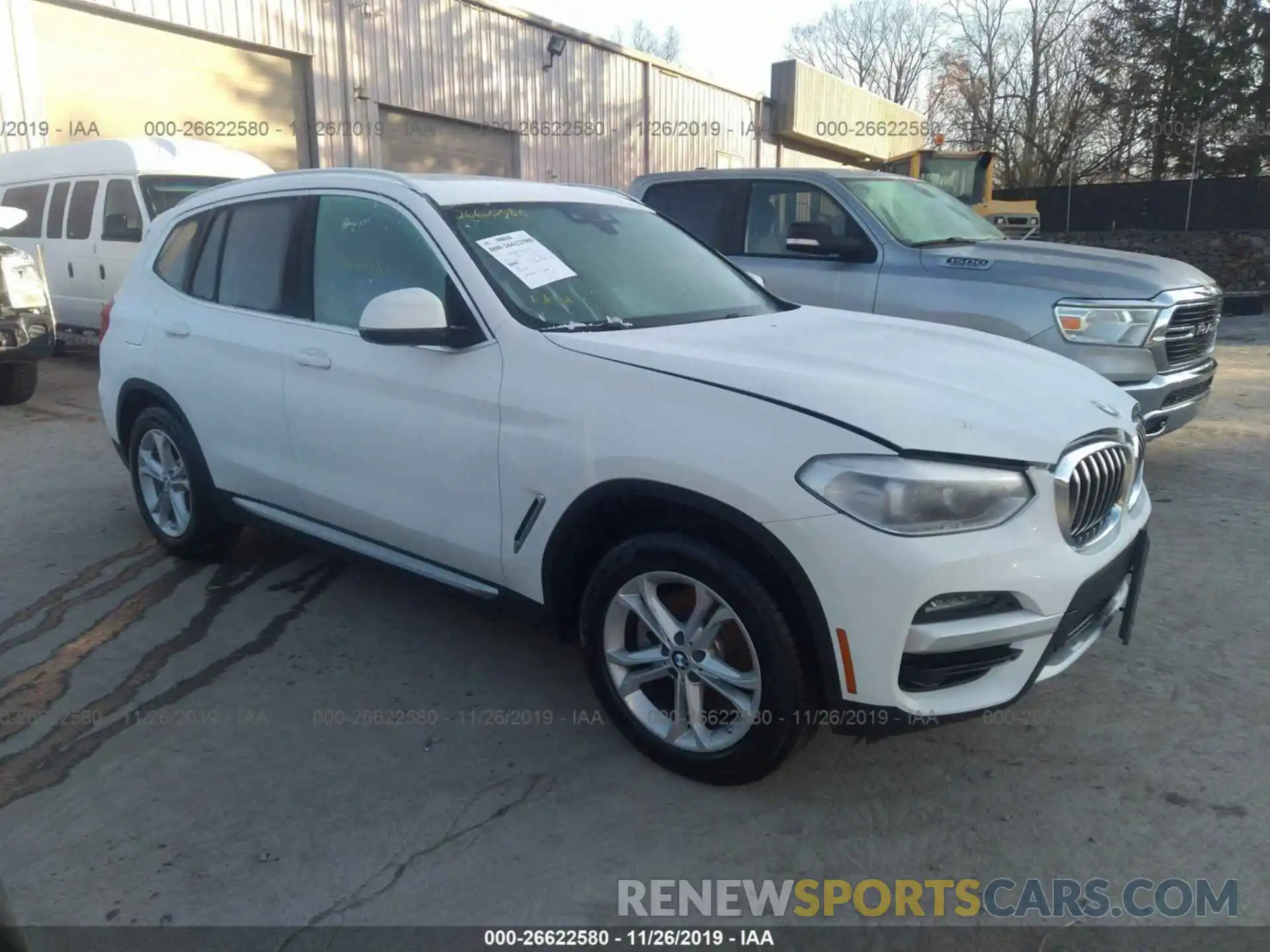 1 Photograph of a damaged car 5UXTY5C02LLT32134 BMW X3 2020