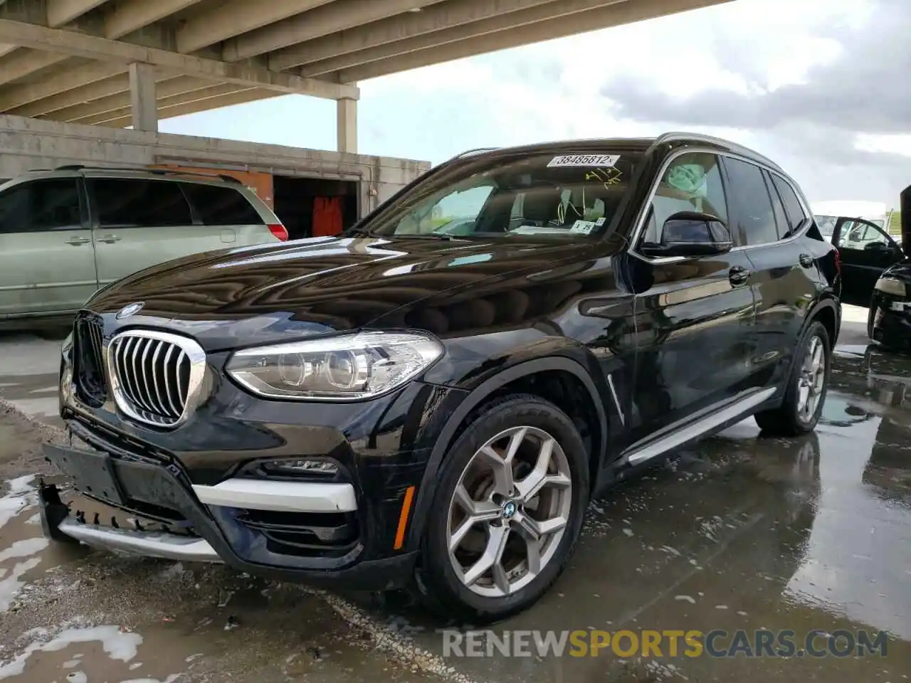 2 Photograph of a damaged car 5UXTY5C02LLT34336 BMW X3 2020