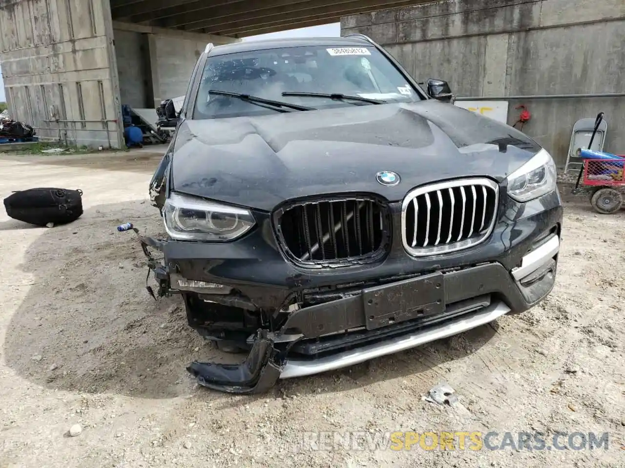 9 Фотография поврежденного автомобиля 5UXTY5C02LLT34336 BMW X3 2020