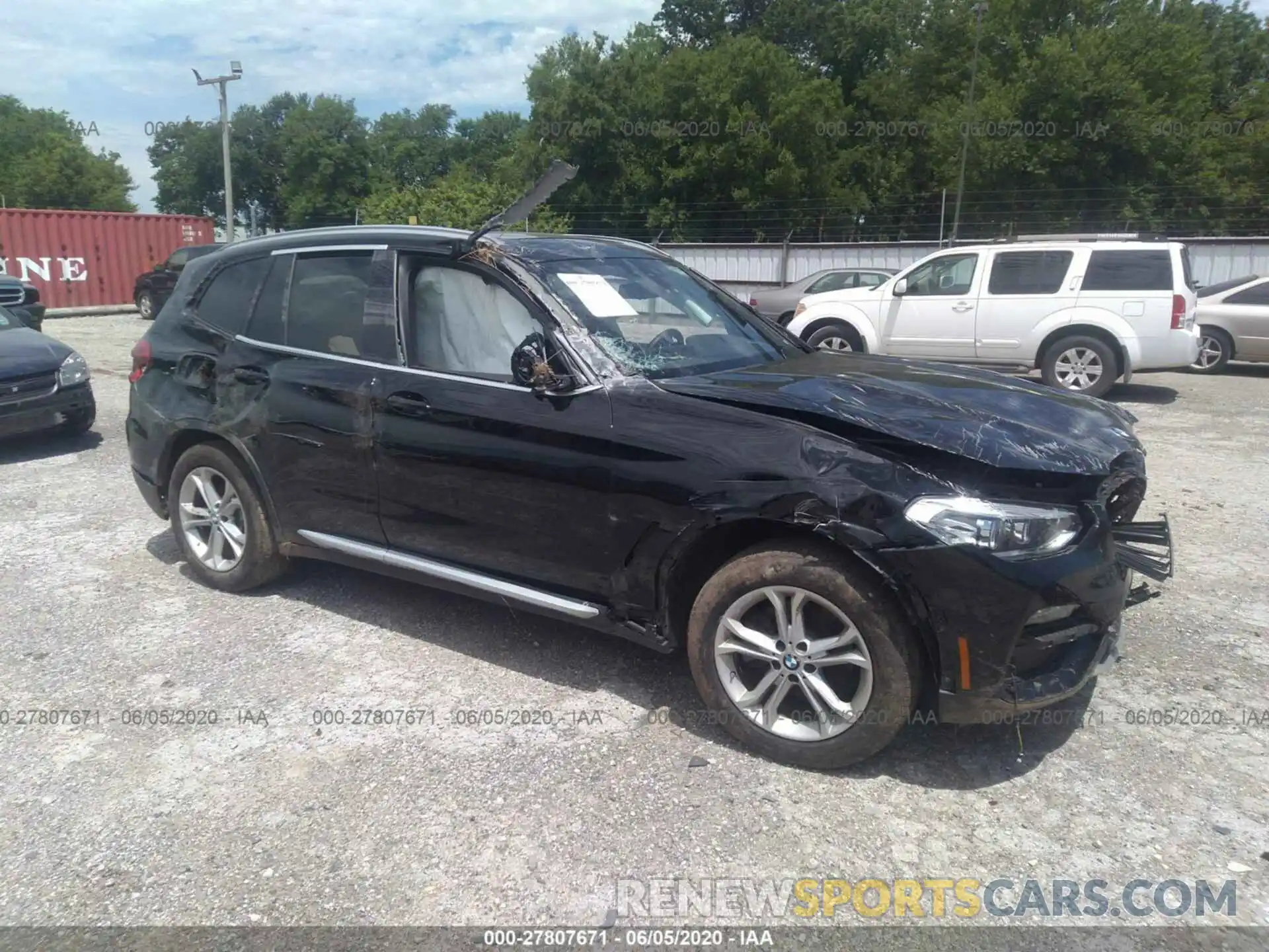 1 Photograph of a damaged car 5UXTY5C02LLT36894 BMW X3 2020