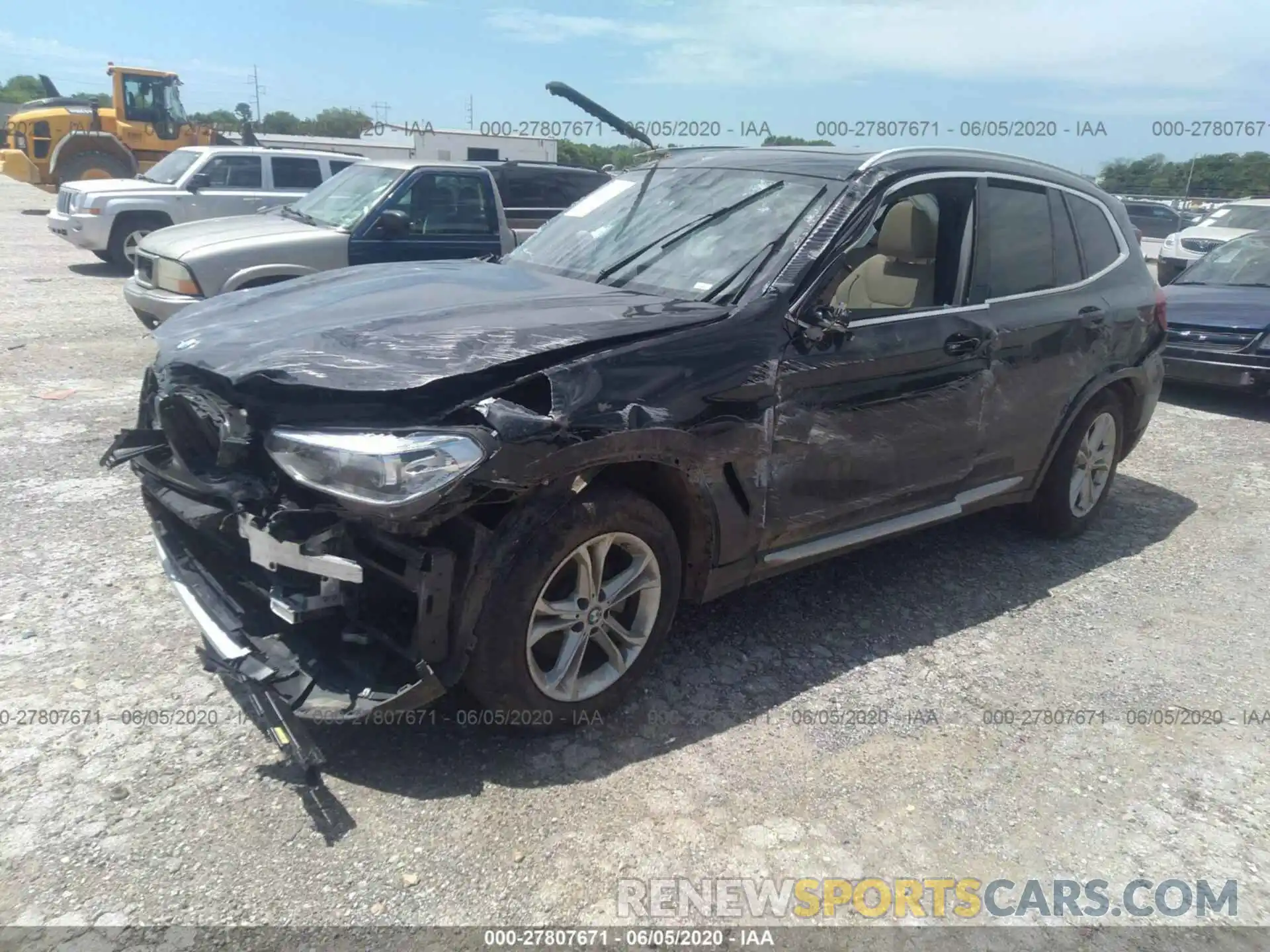 2 Photograph of a damaged car 5UXTY5C02LLT36894 BMW X3 2020