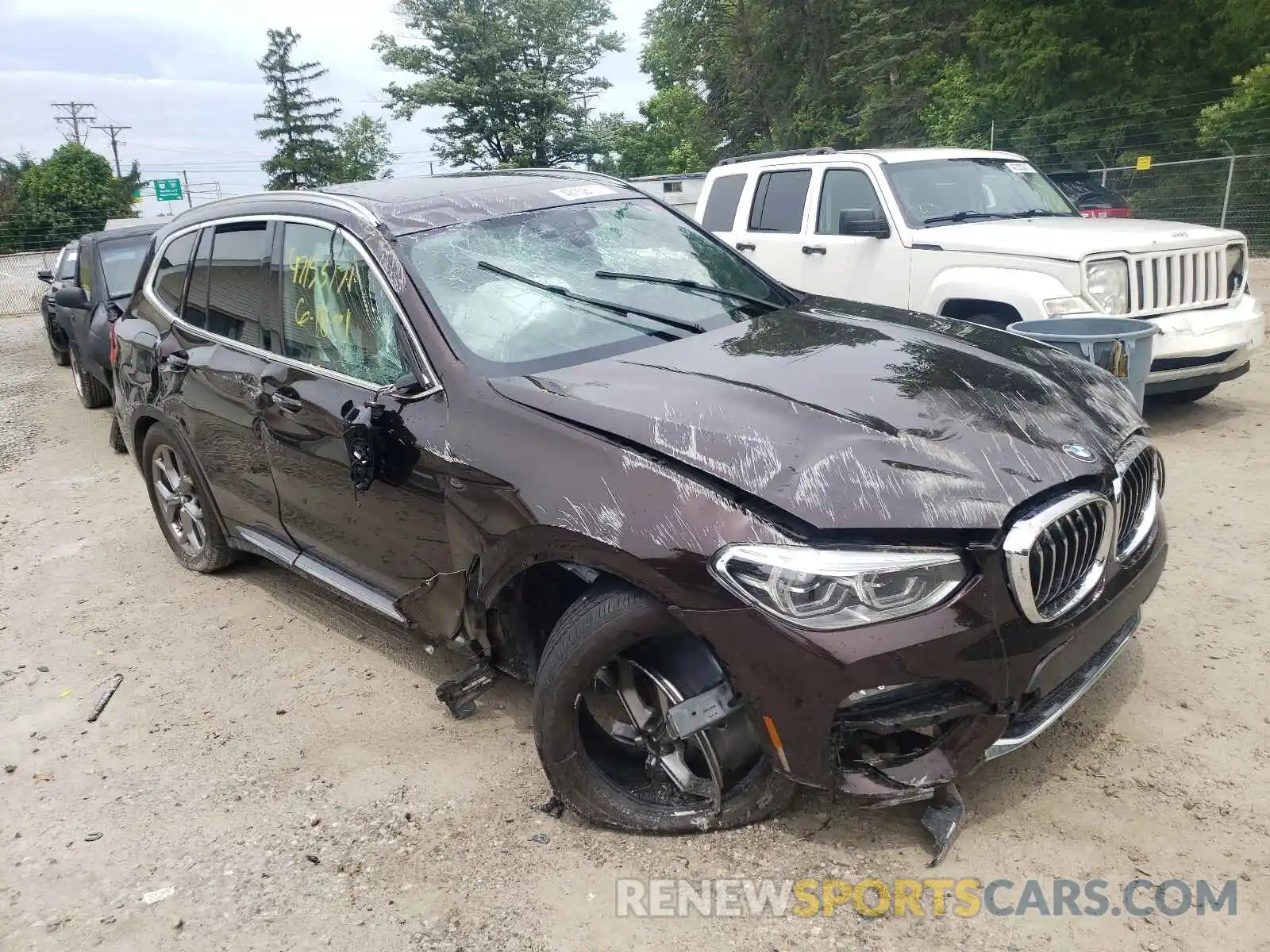 1 Photograph of a damaged car 5UXTY5C03L9B04000 BMW X3 2020