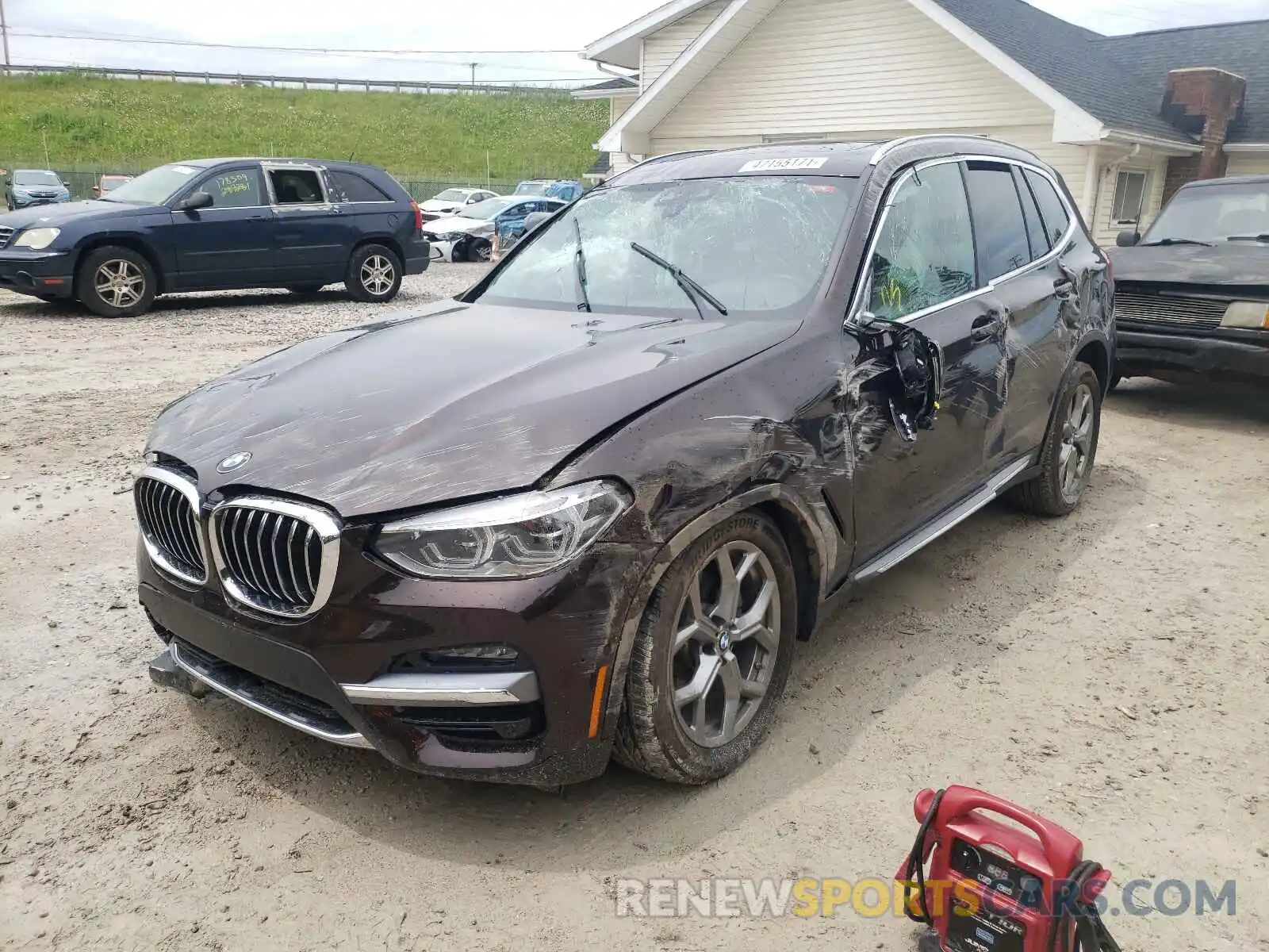 2 Photograph of a damaged car 5UXTY5C03L9B04000 BMW X3 2020