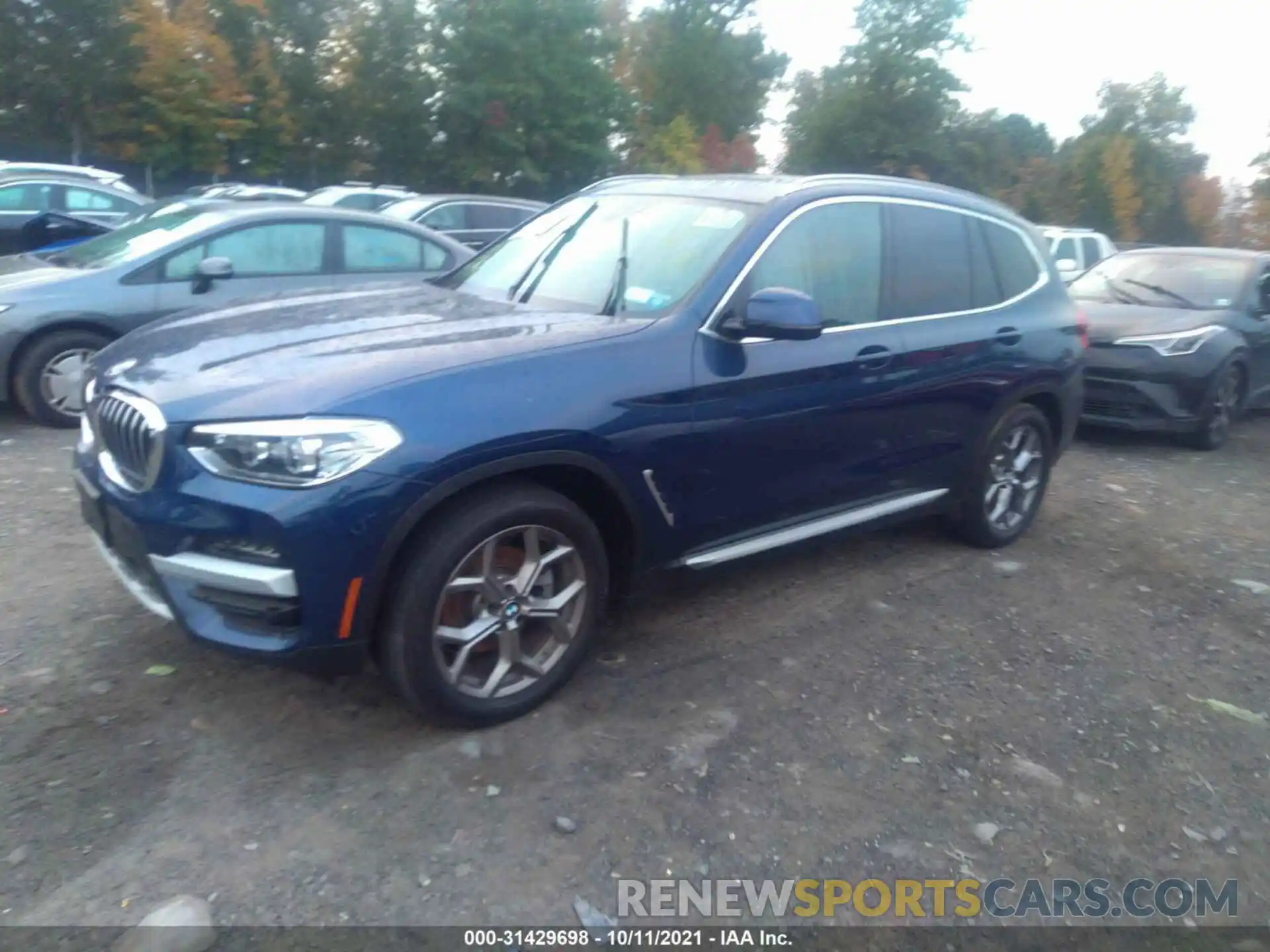 2 Photograph of a damaged car 5UXTY5C03L9B23954 BMW X3 2020