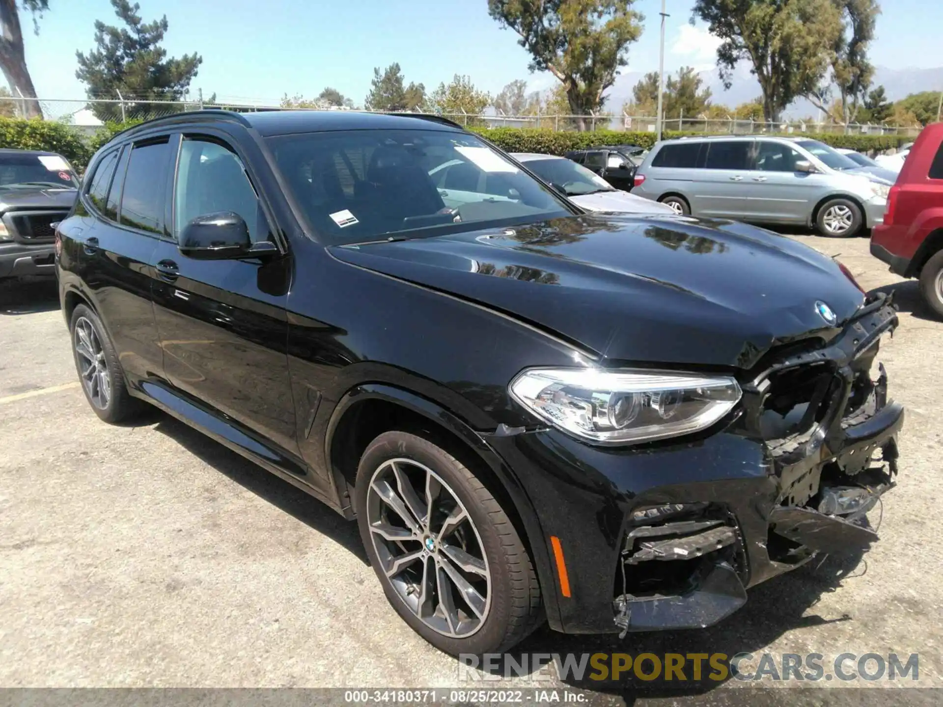 1 Photograph of a damaged car 5UXTY5C03L9B34078 BMW X3 2020