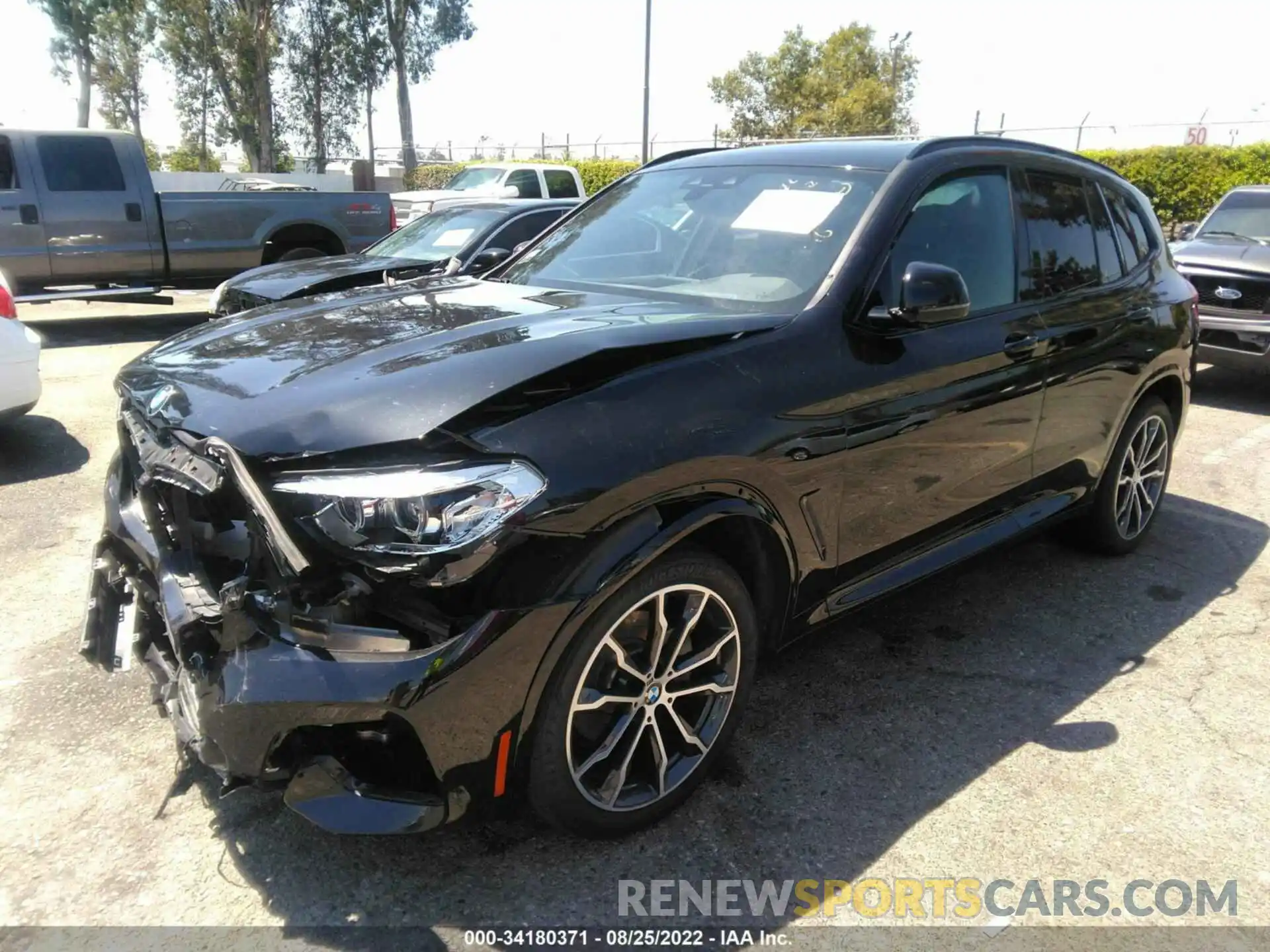 2 Photograph of a damaged car 5UXTY5C03L9B34078 BMW X3 2020