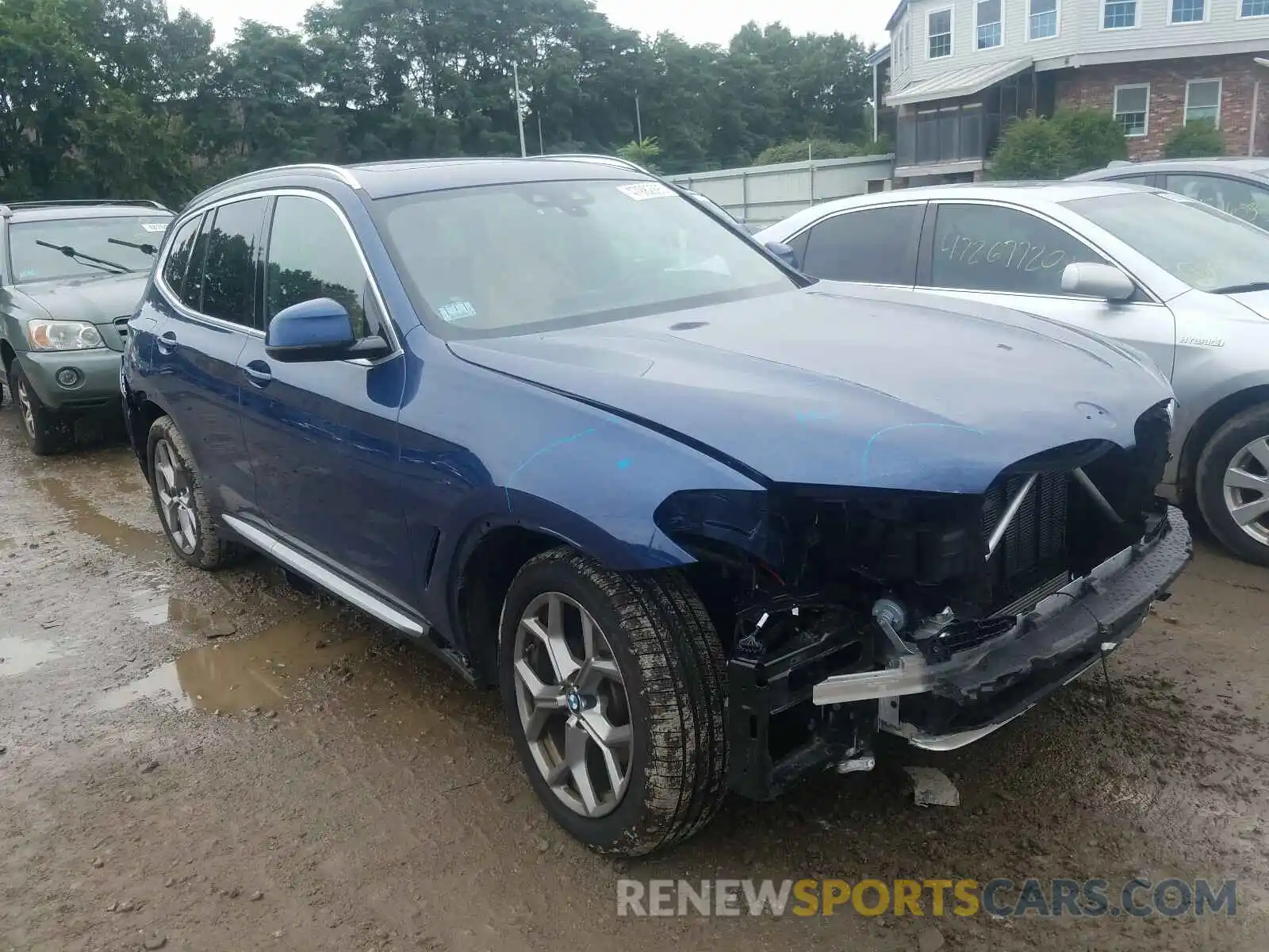 1 Photograph of a damaged car 5UXTY5C03L9B74466 BMW X3 2020