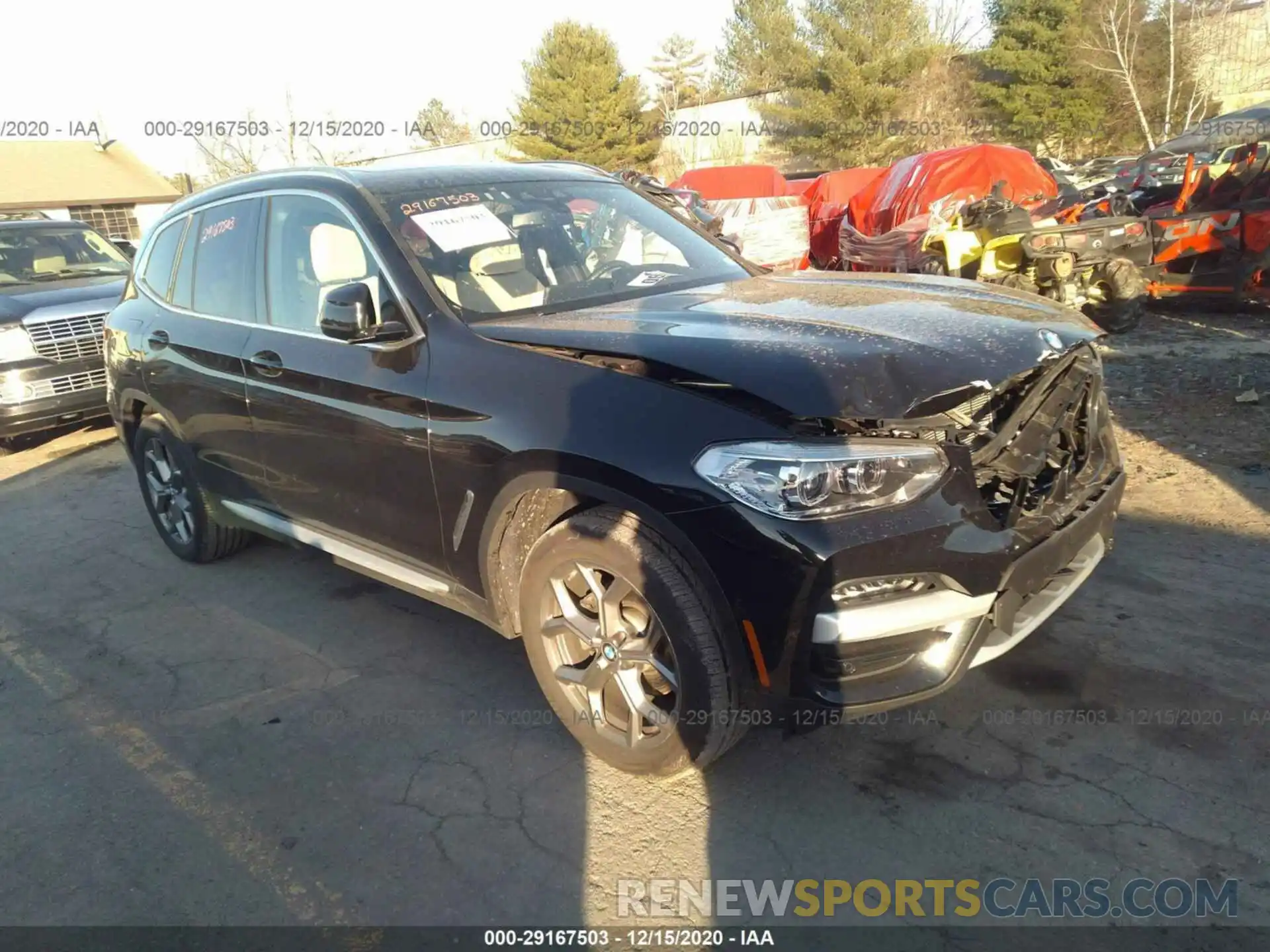 1 Photograph of a damaged car 5UXTY5C03L9C01102 BMW X3 2020