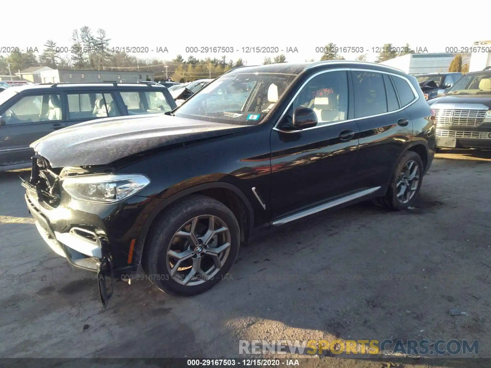 2 Фотография поврежденного автомобиля 5UXTY5C03L9C01102 BMW X3 2020