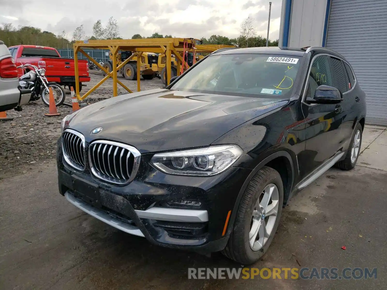 2 Photograph of a damaged car 5UXTY5C03L9D51873 BMW X3 2020