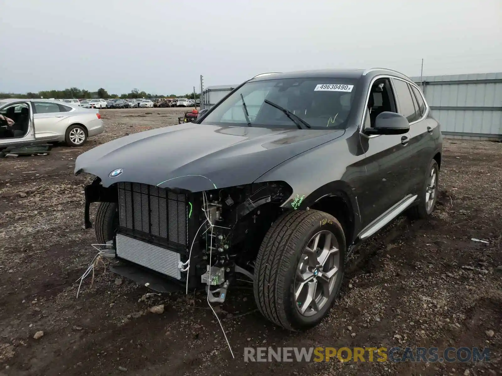 2 Photograph of a damaged car 5UXTY5C03L9D63053 BMW X3 2020