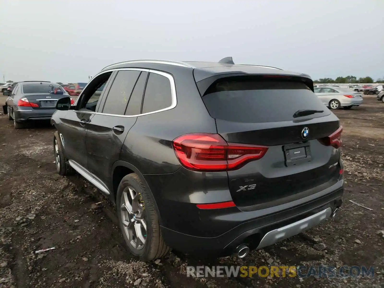 3 Фотография поврежденного автомобиля 5UXTY5C03L9D63053 BMW X3 2020