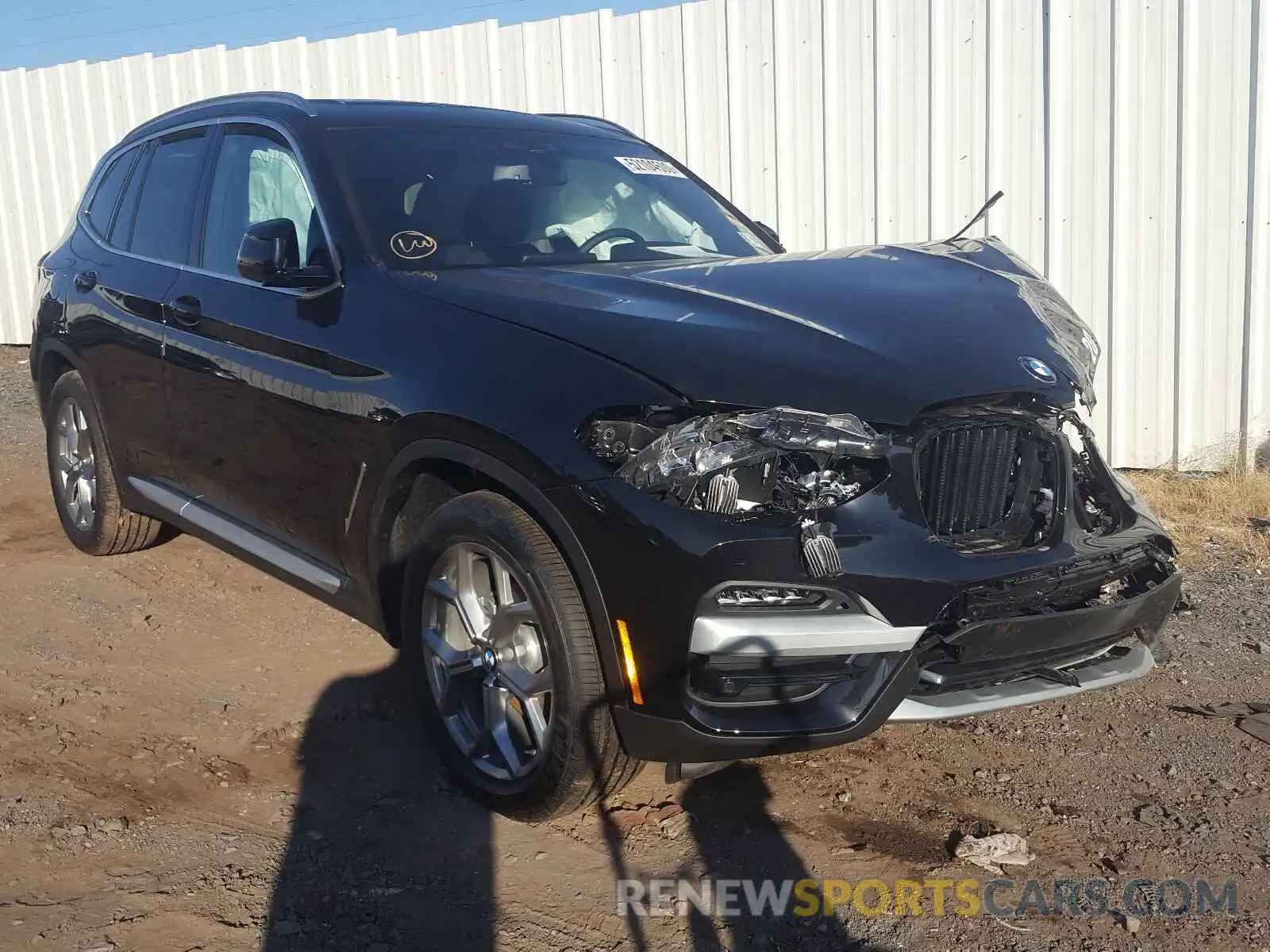 1 Photograph of a damaged car 5UXTY5C03L9D69709 BMW X3 2020