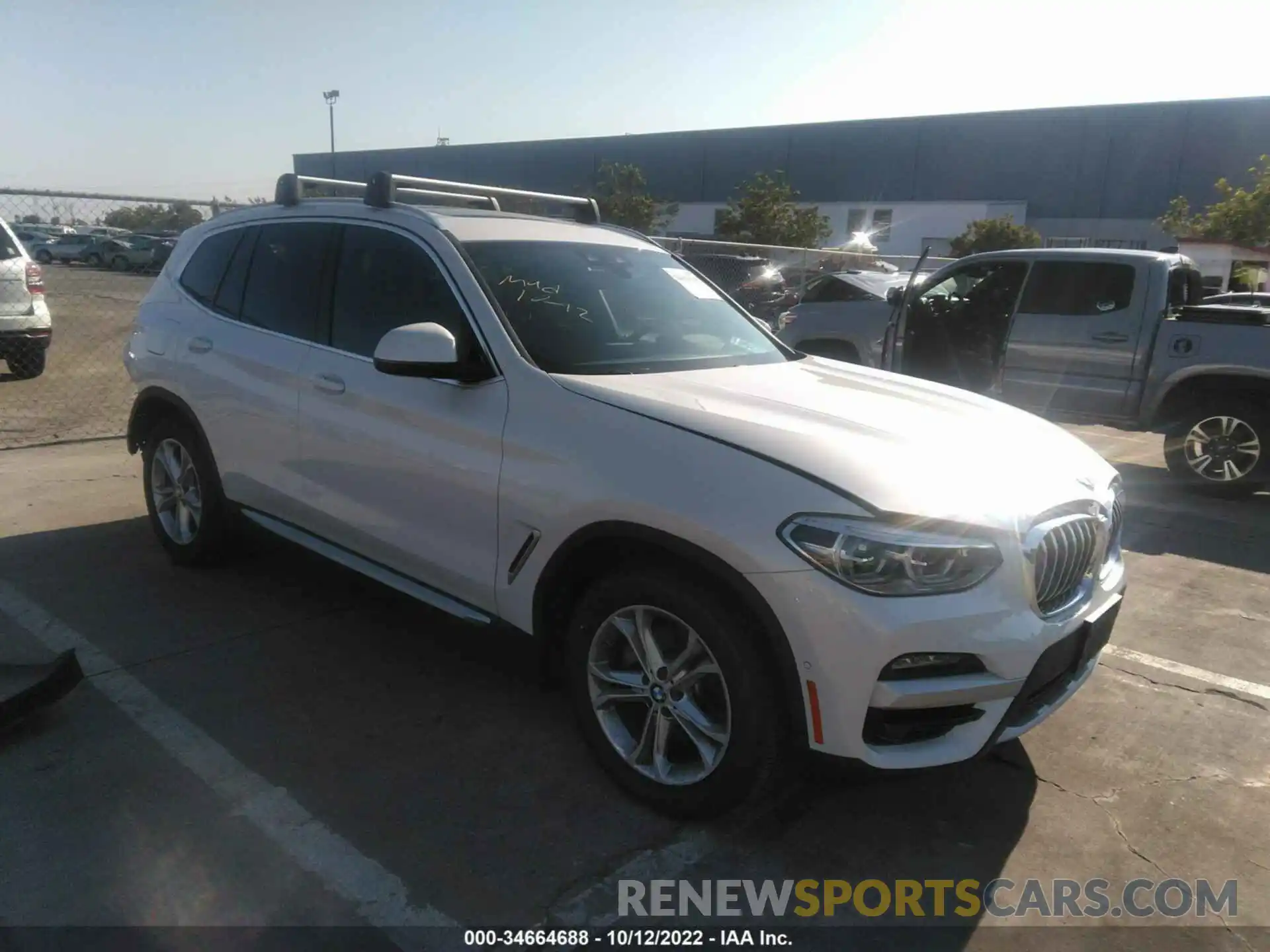 1 Photograph of a damaged car 5UXTY5C03LLE55749 BMW X3 2020