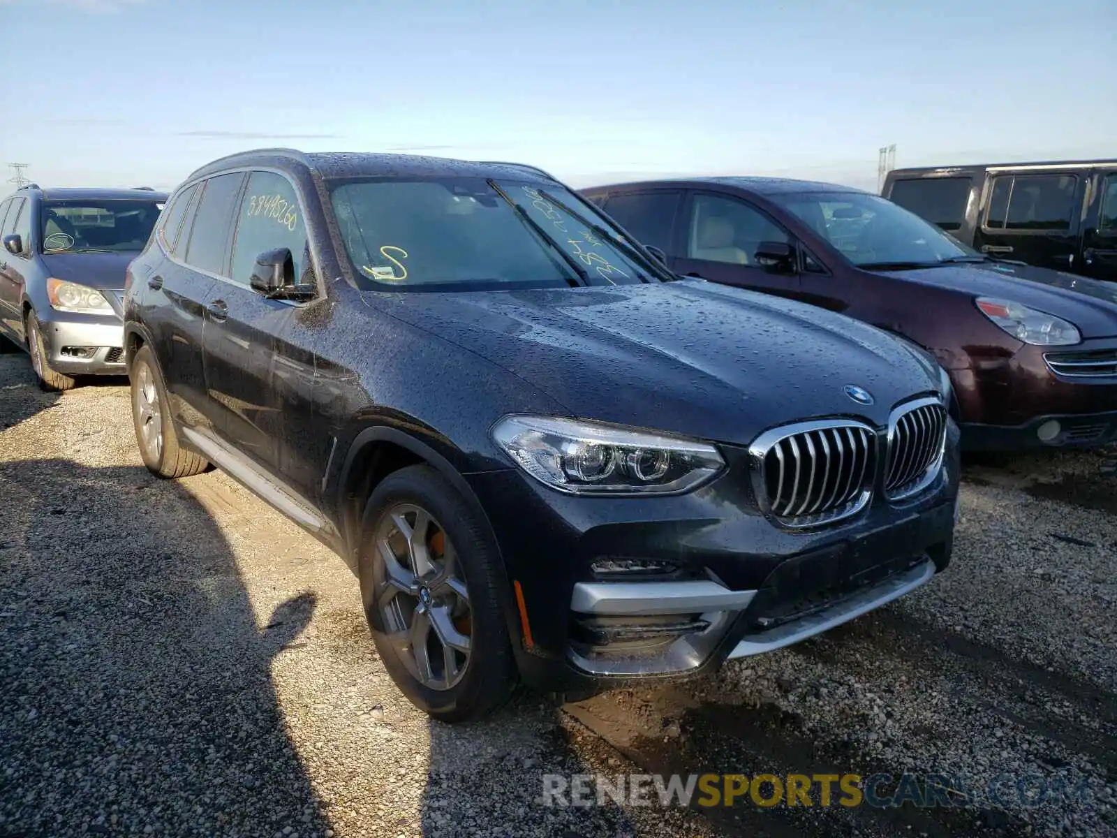 1 Photograph of a damaged car 5UXTY5C03LLT33051 BMW X3 2020