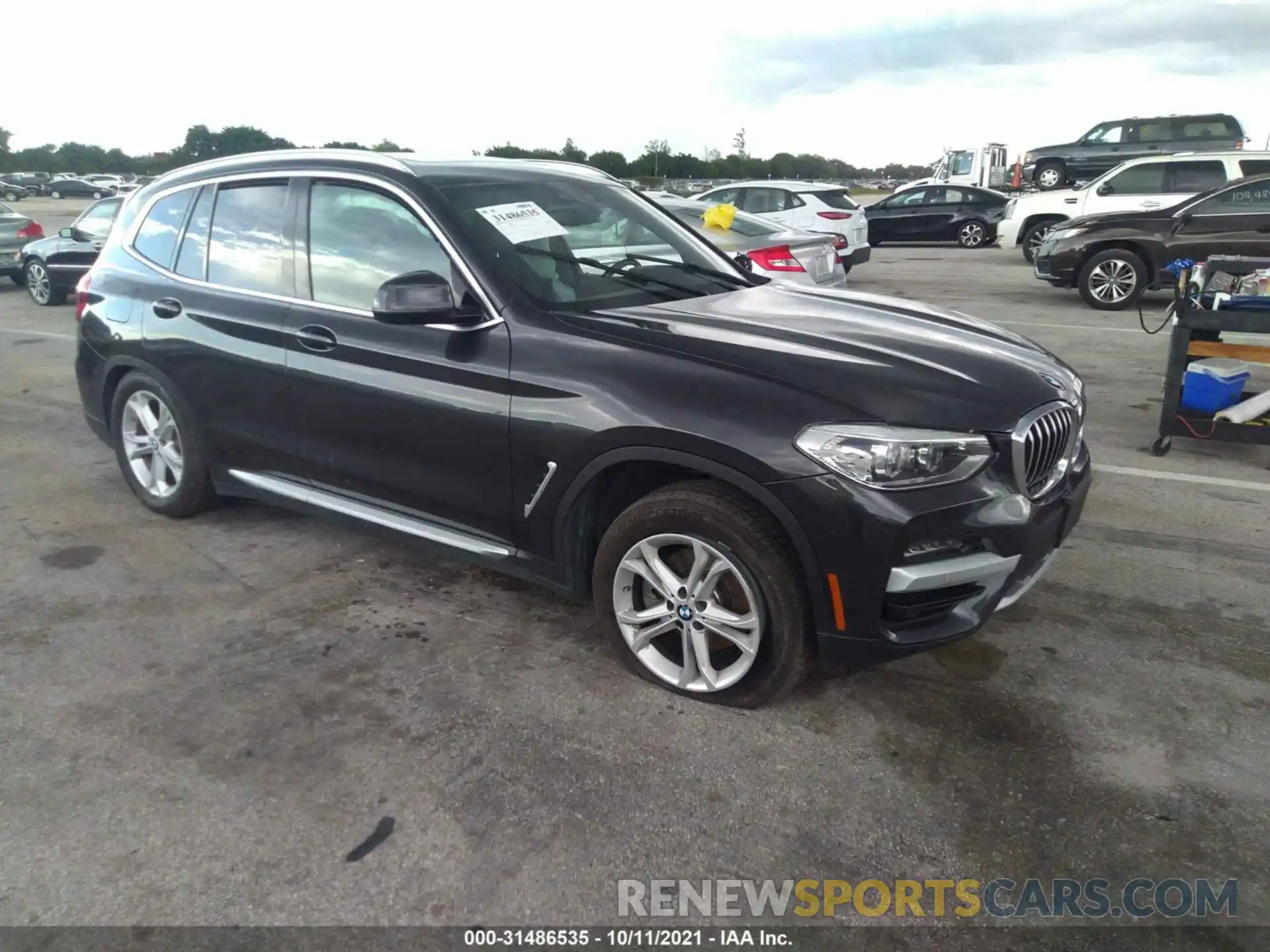 1 Photograph of a damaged car 5UXTY5C03LLT36970 BMW X3 2020