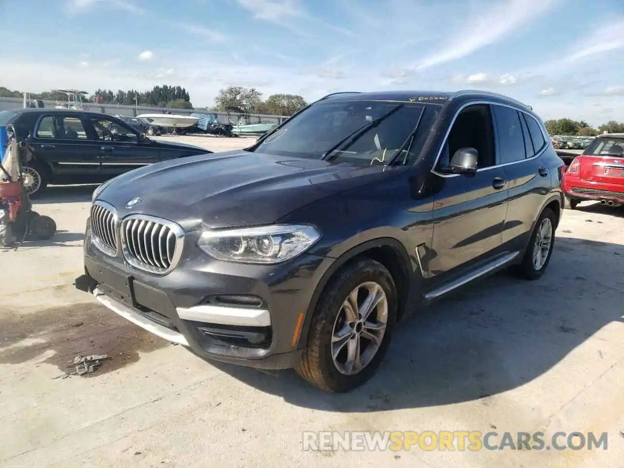 2 Photograph of a damaged car 5UXTY5C03LLT37018 BMW X3 2020