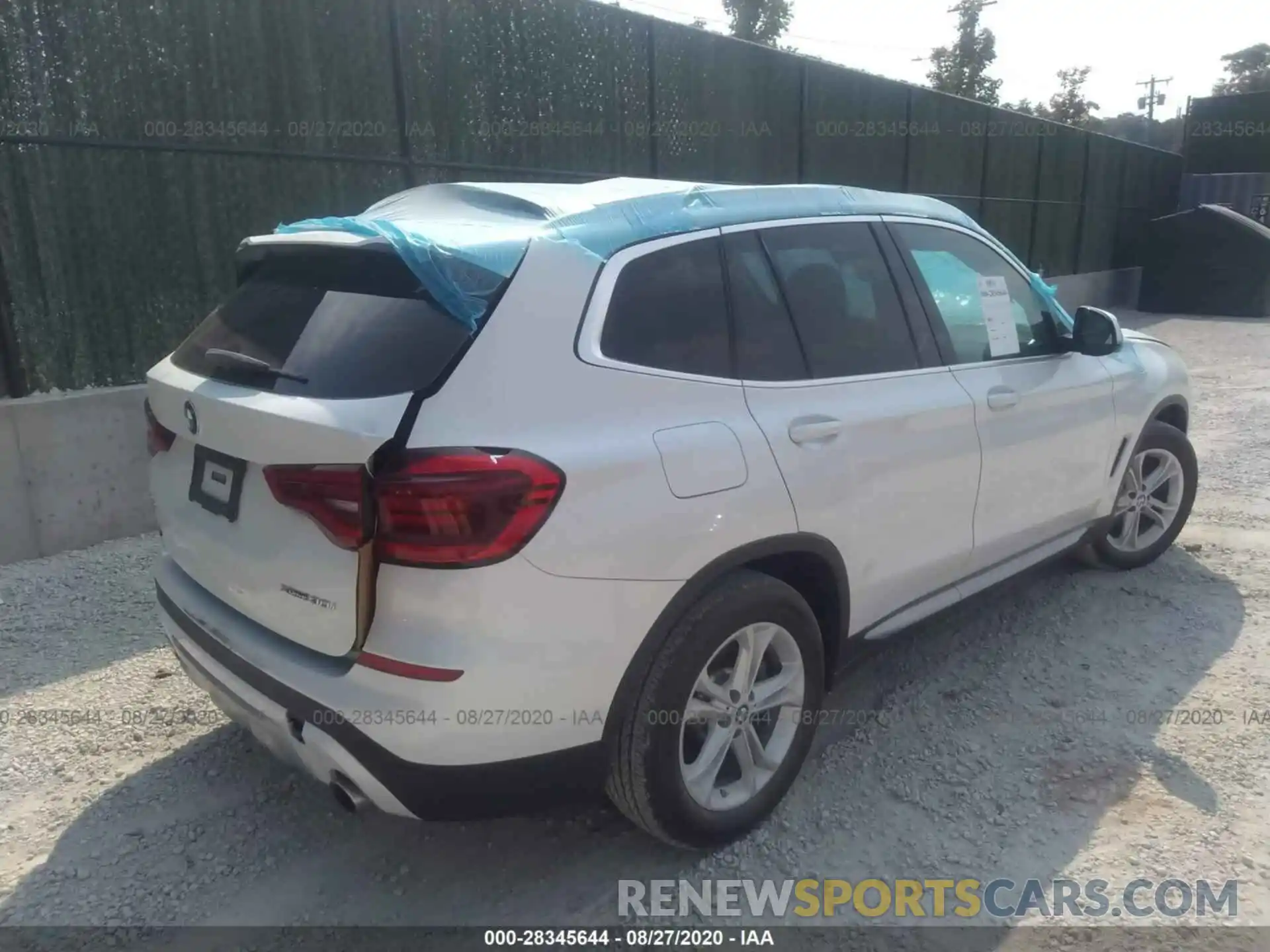 4 Фотография поврежденного автомобиля 5UXTY5C04L9B23655 BMW X3 2020