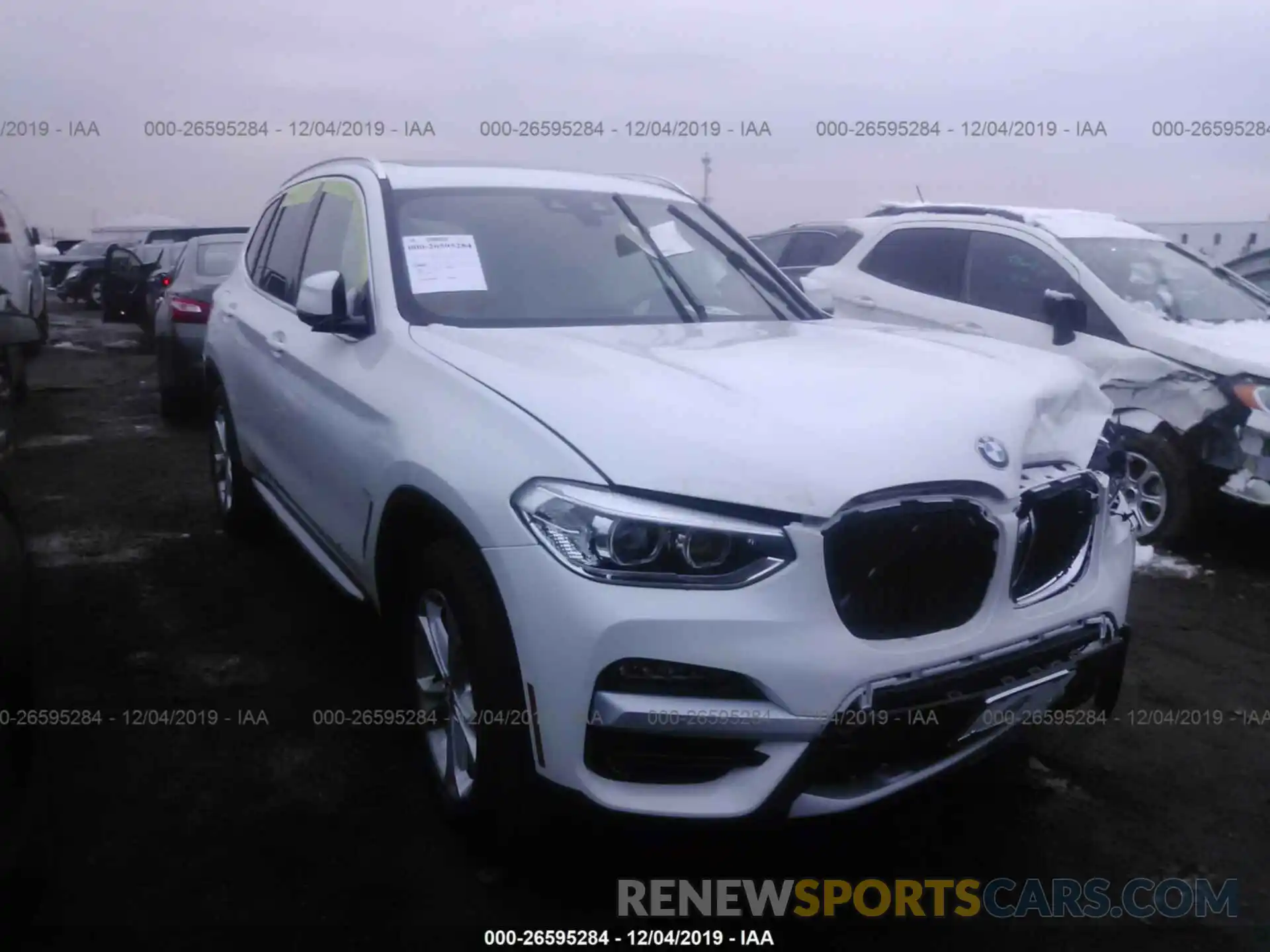 1 Фотография поврежденного автомобиля 5UXTY5C04L9B31514 BMW X3 2020