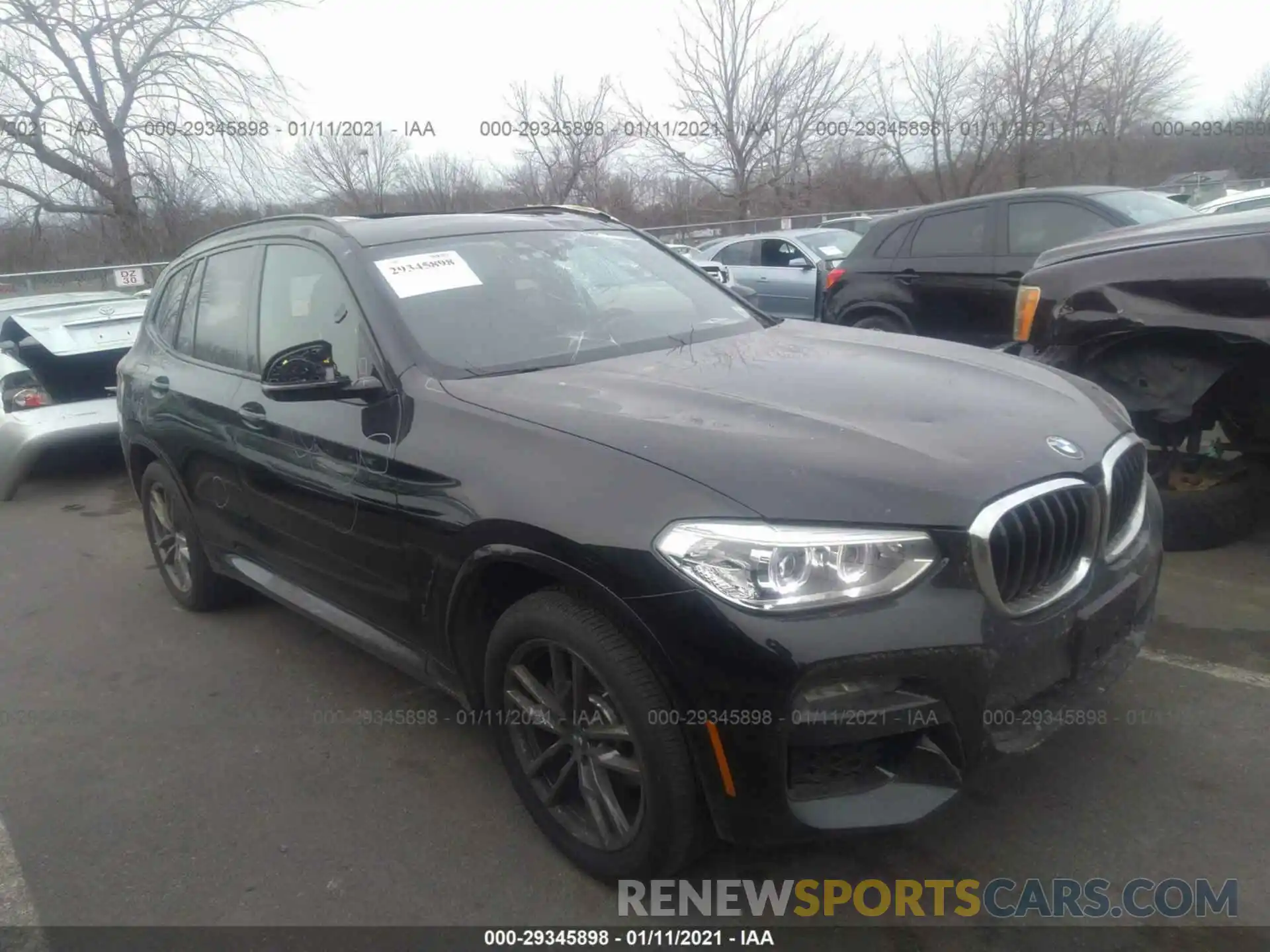 1 Photograph of a damaged car 5UXTY5C04L9B31643 BMW X3 2020