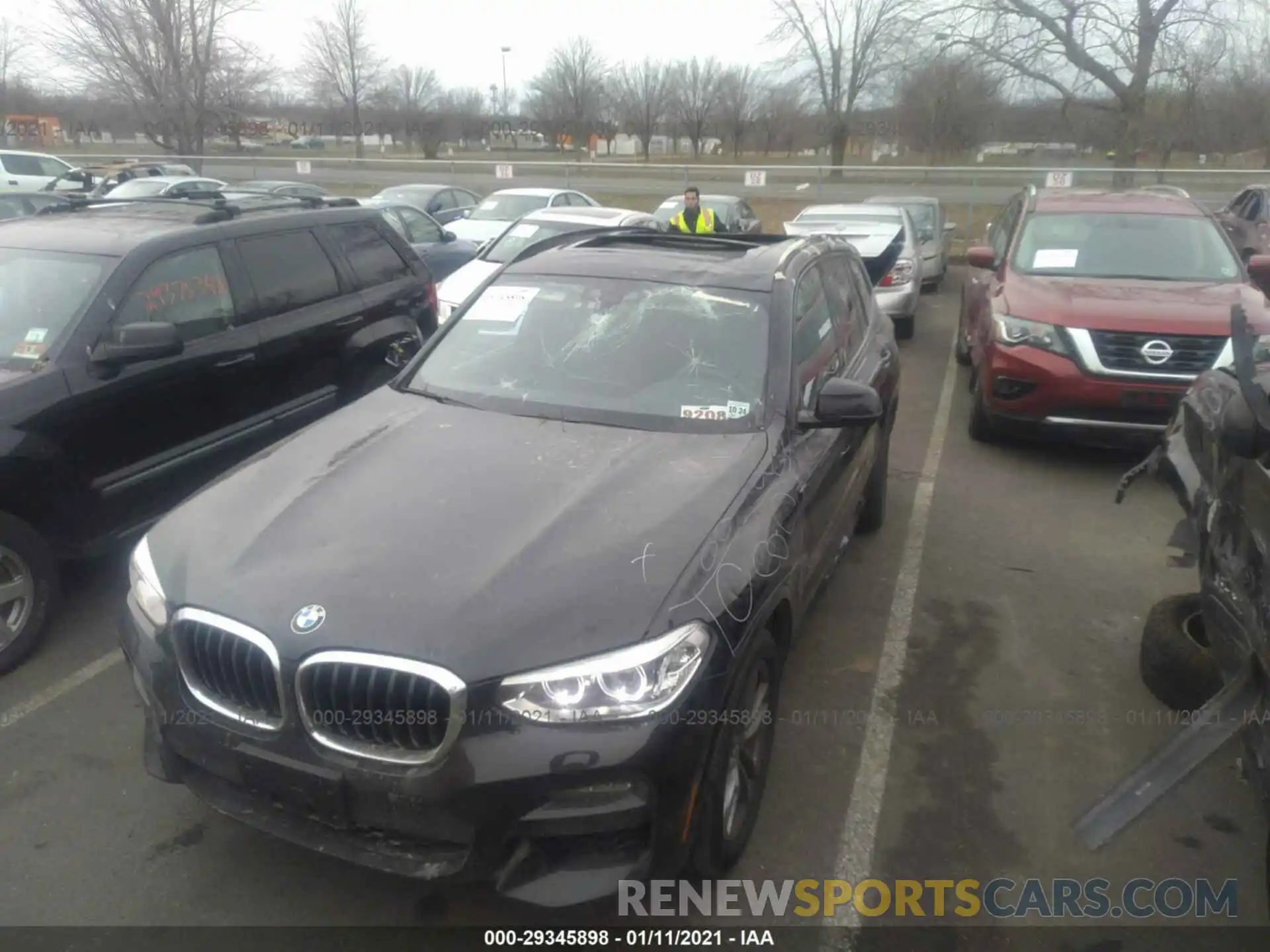 6 Photograph of a damaged car 5UXTY5C04L9B31643 BMW X3 2020