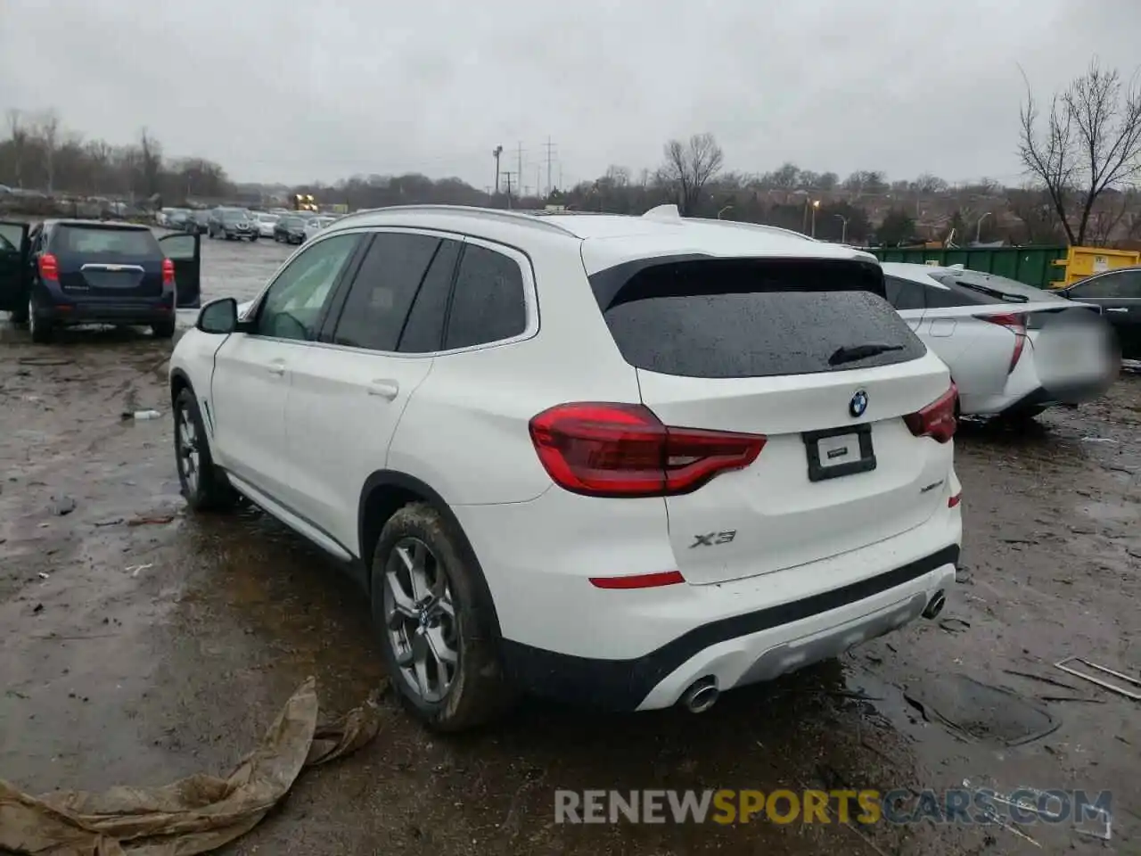 3 Фотография поврежденного автомобиля 5UXTY5C04L9B52766 BMW X3 2020