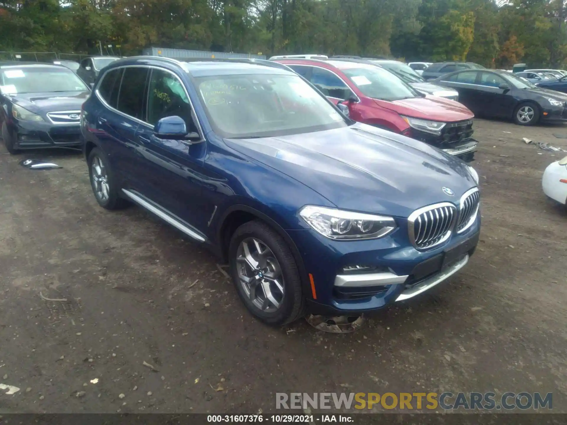 1 Фотография поврежденного автомобиля 5UXTY5C04L9B82527 BMW X3 2020