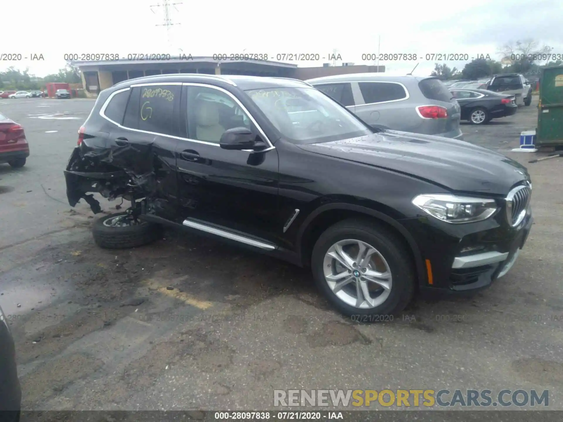 1 Photograph of a damaged car 5UXTY5C04L9C35467 BMW X3 2020