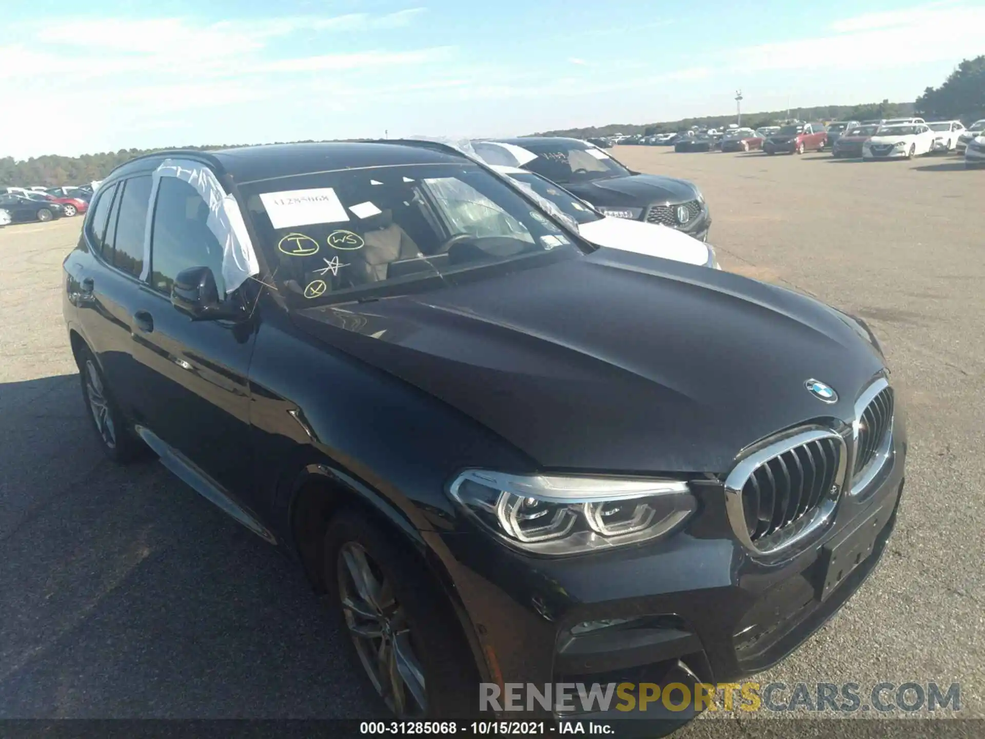 1 Photograph of a damaged car 5UXTY5C04L9C44279 BMW X3 2020