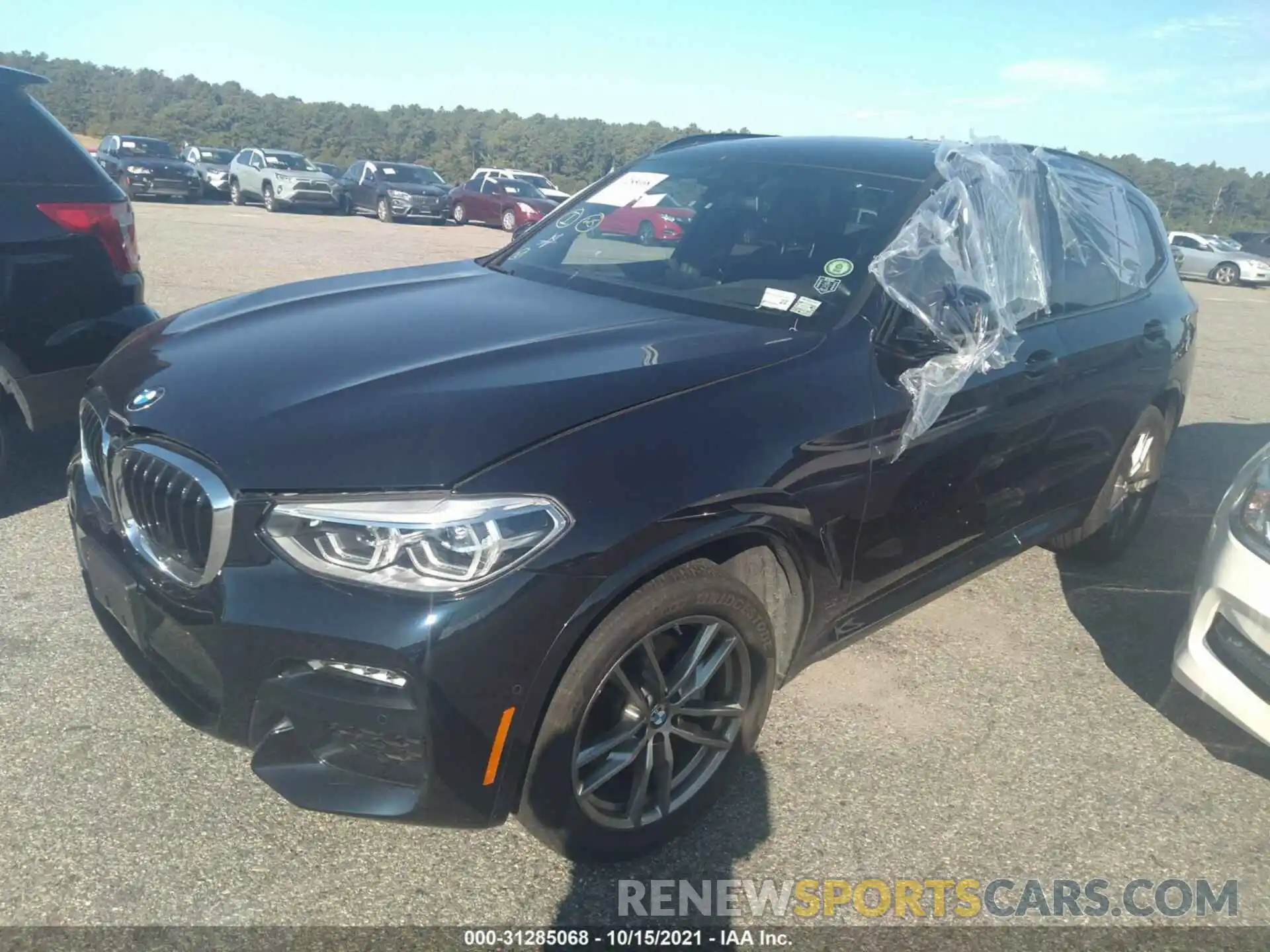 2 Photograph of a damaged car 5UXTY5C04L9C44279 BMW X3 2020