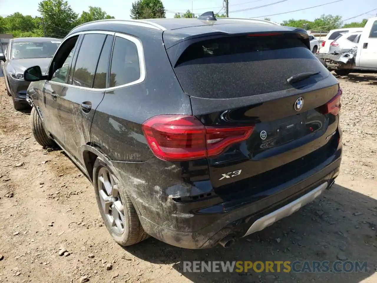 3 Photograph of a damaged car 5UXTY5C04L9C63155 BMW X3 2020