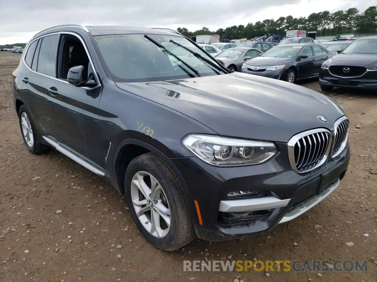 1 Photograph of a damaged car 5UXTY5C04L9C73992 BMW X3 2020