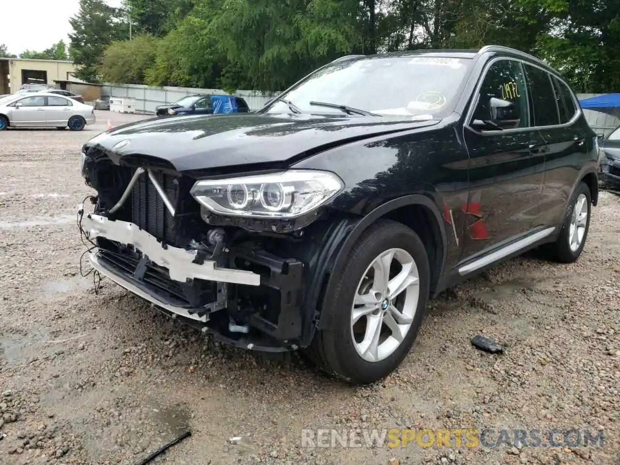 2 Фотография поврежденного автомобиля 5UXTY5C04L9C92848 BMW X3 2020