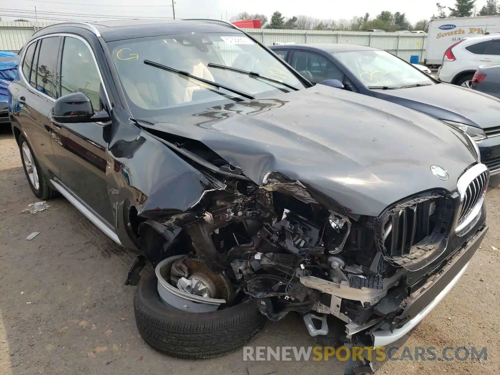 1 Photograph of a damaged car 5UXTY5C04L9C96754 BMW X3 2020