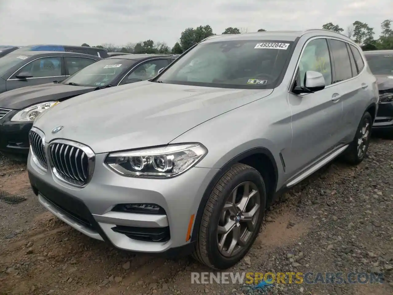 2 Photograph of a damaged car 5UXTY5C04L9D17411 BMW X3 2020