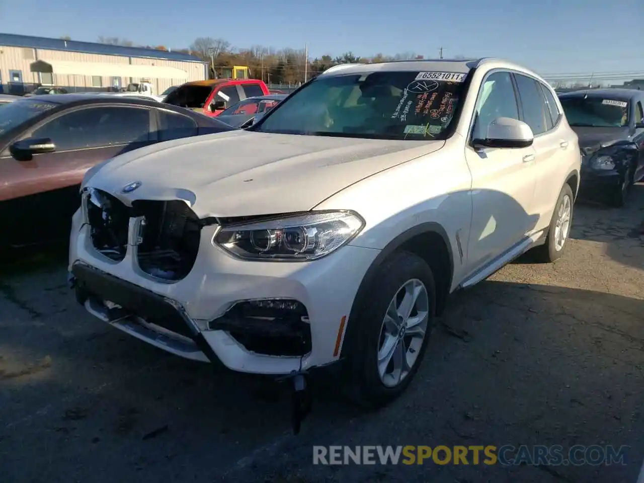 2 Photograph of a damaged car 5UXTY5C04L9D25038 BMW X3 2020