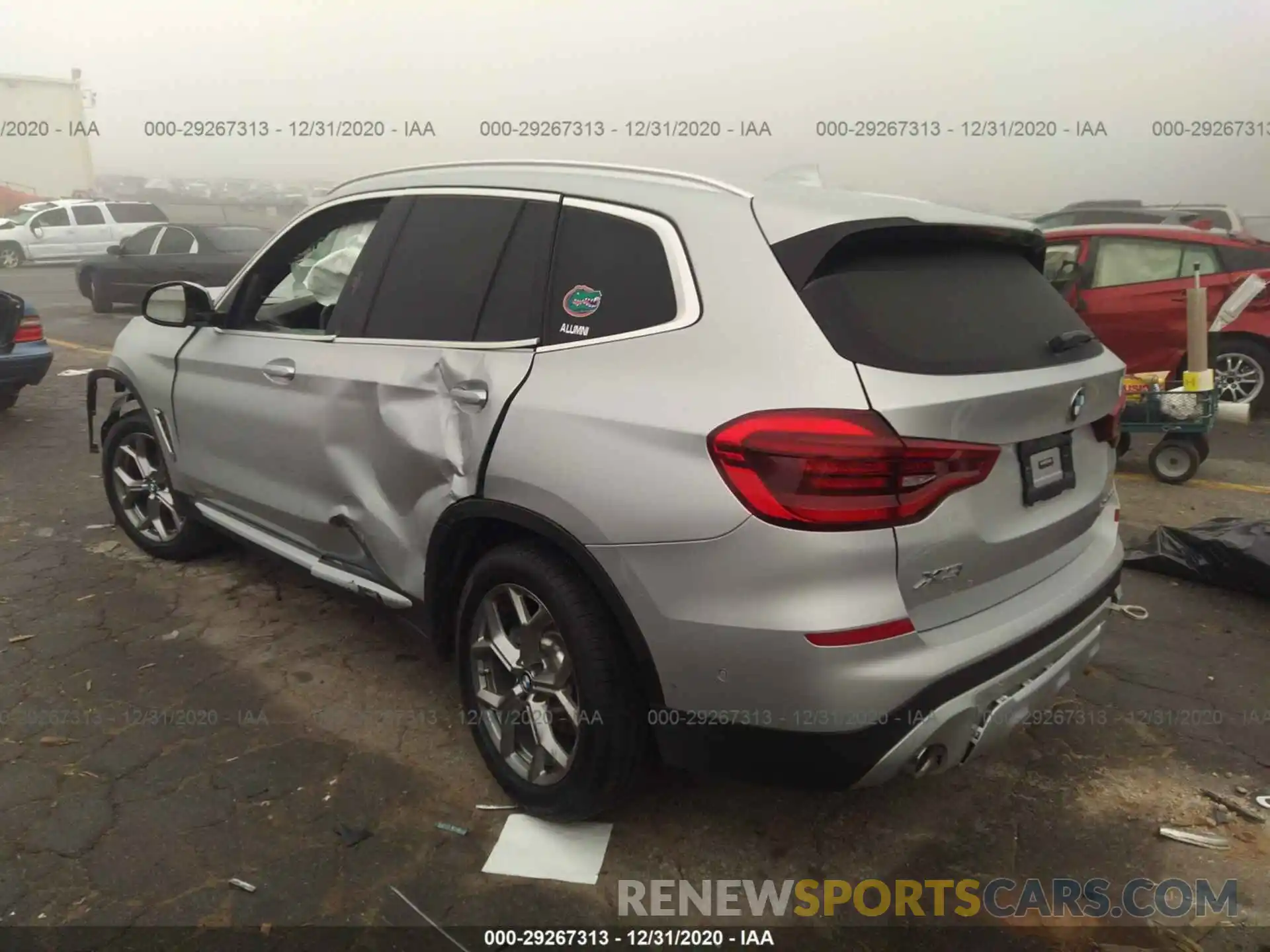 3 Photograph of a damaged car 5UXTY5C04L9D28392 BMW X3 2020