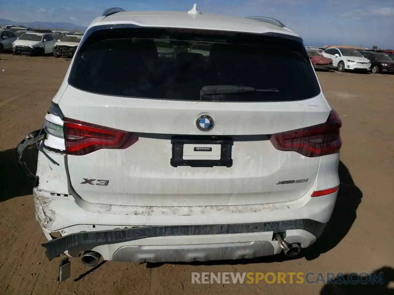 6 Photograph of a damaged car 5UXTY5C04L9D39411 BMW X3 2020